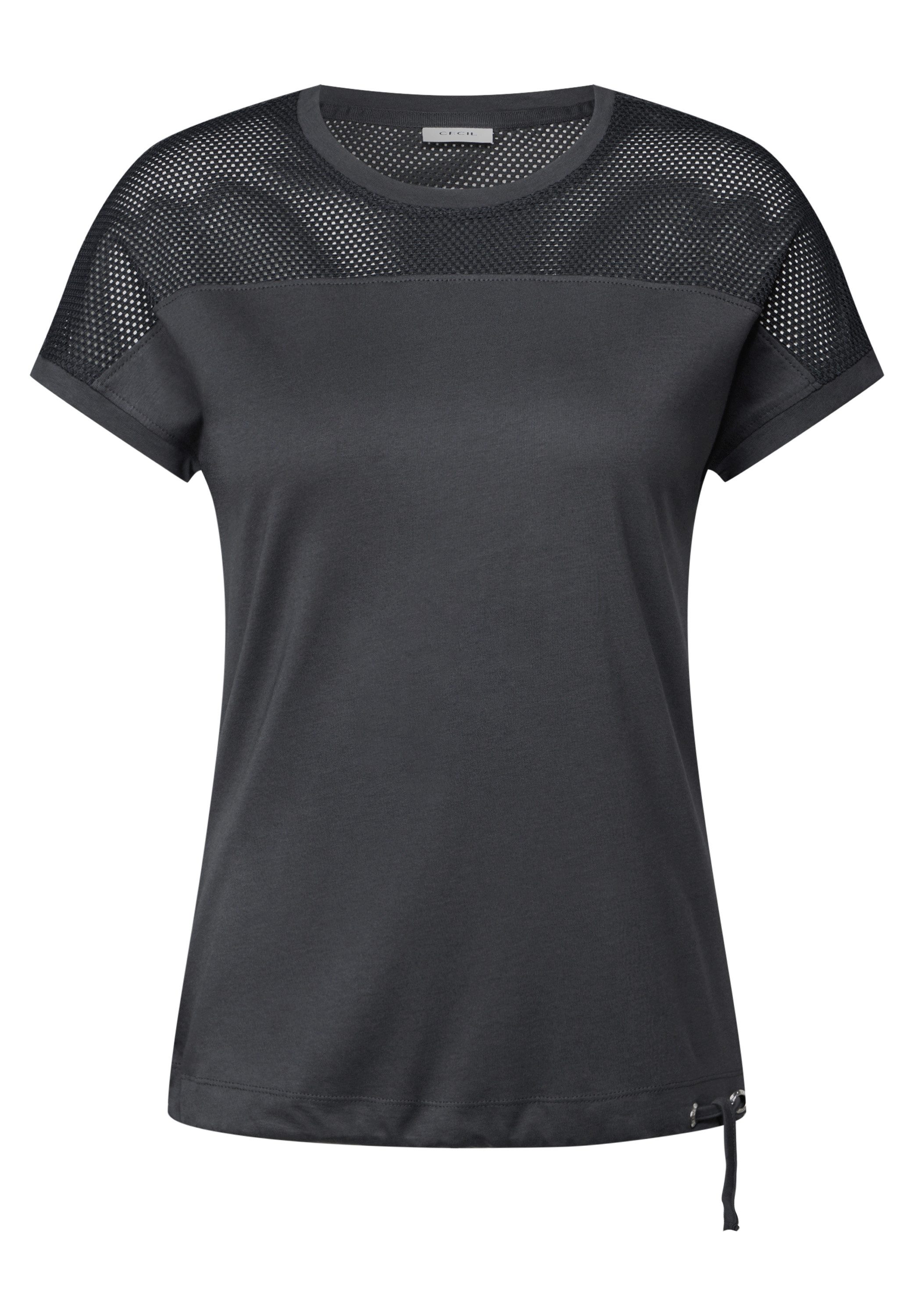 Cecil T-shirt met meshdetail