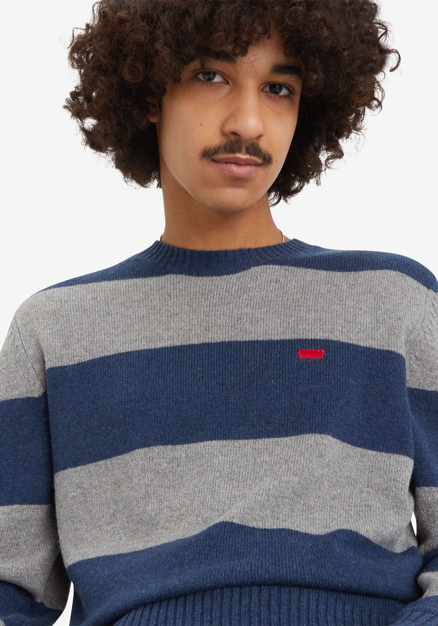 Levi's Gebreide trui ORIGINAL HM SWEATER met gestreept patroon
