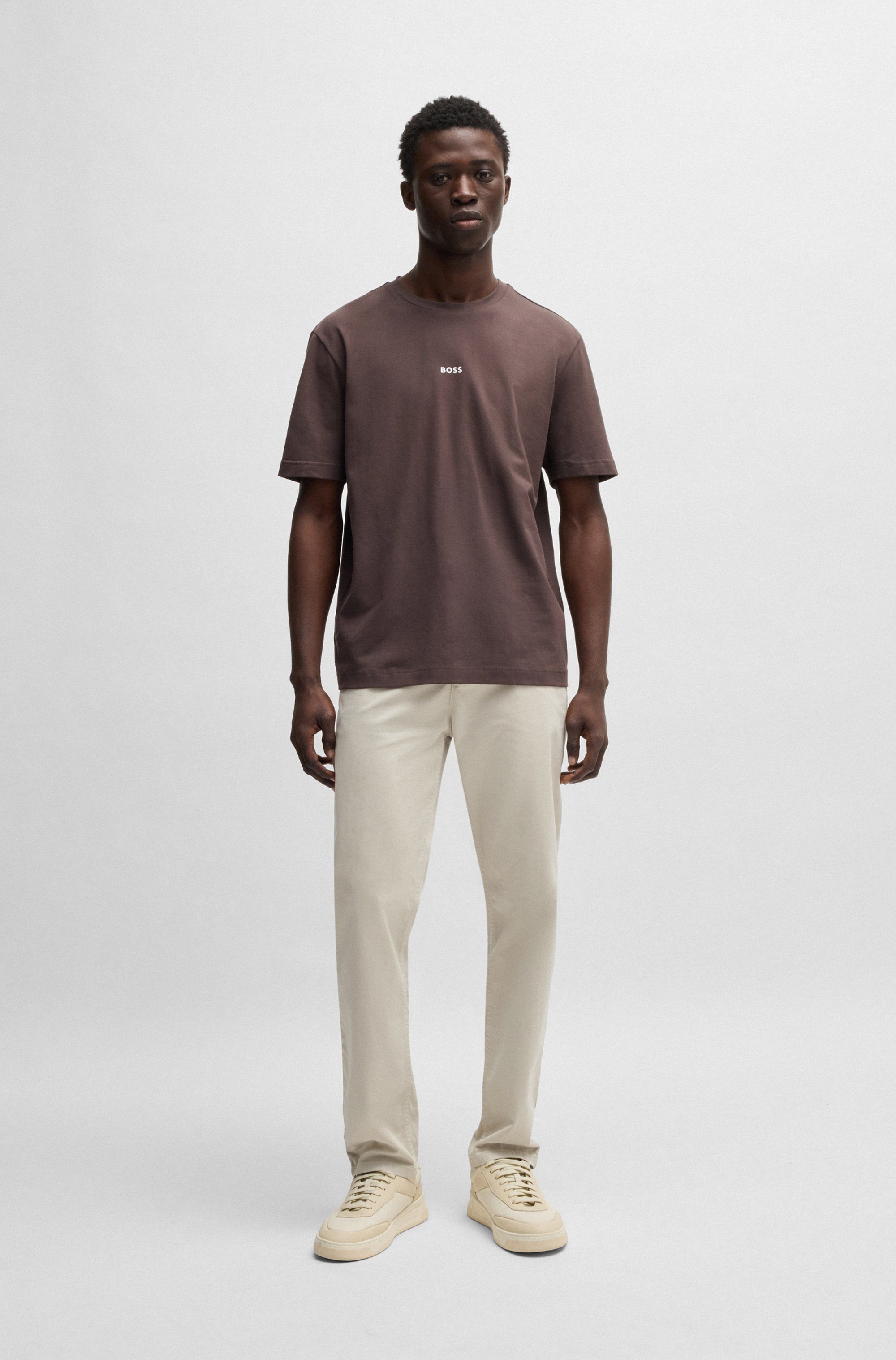 Boss Orange Chino TAPERED met boss-logo aan de achterkant