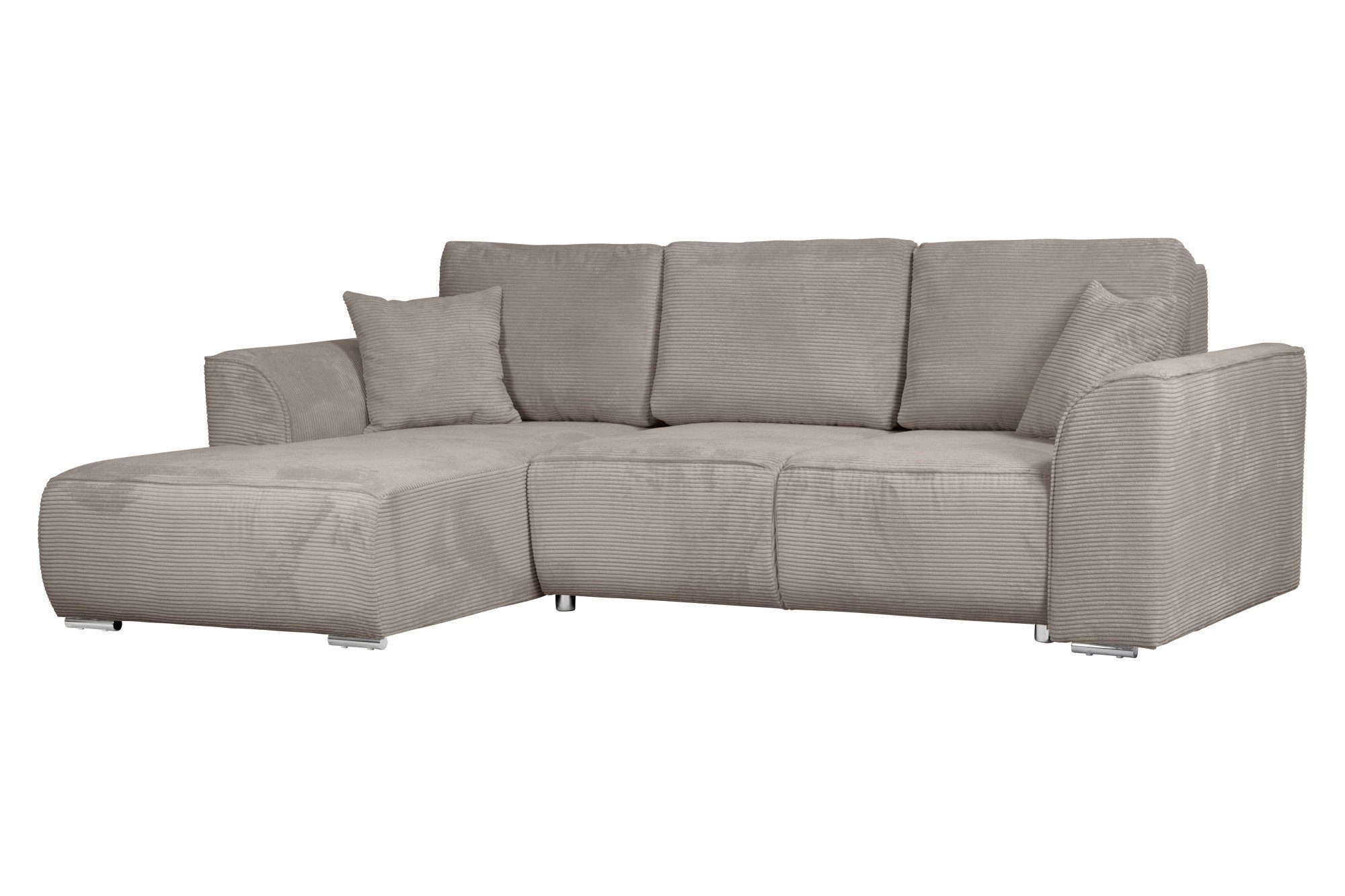 INOSIGN Hoekbank BEATRICE optionele slaapbank met bedlade, B/D/H: 265/170/86 cm