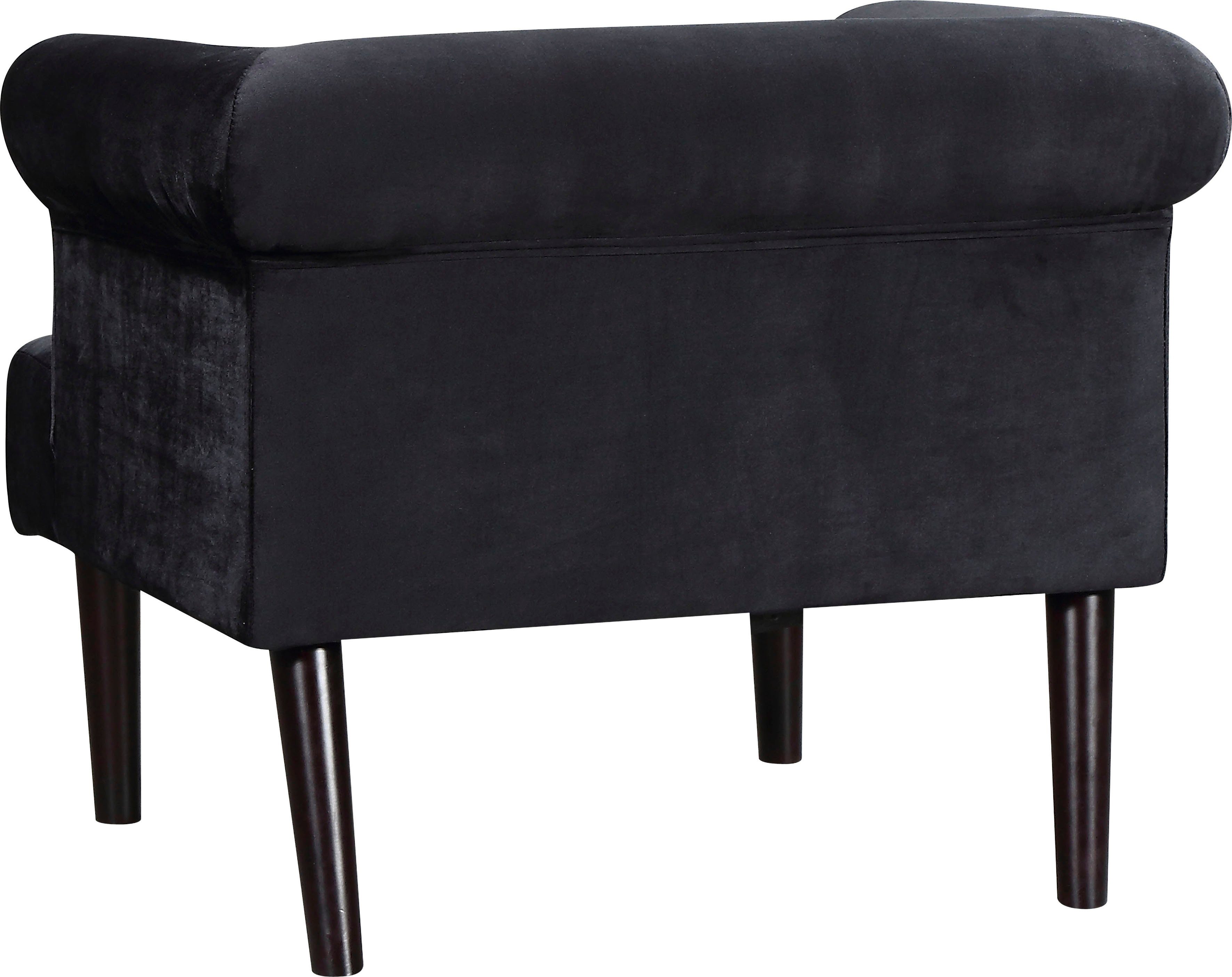 ATLANTIC home collection Fauteuil Charlie Loungestoel met golfvoet
