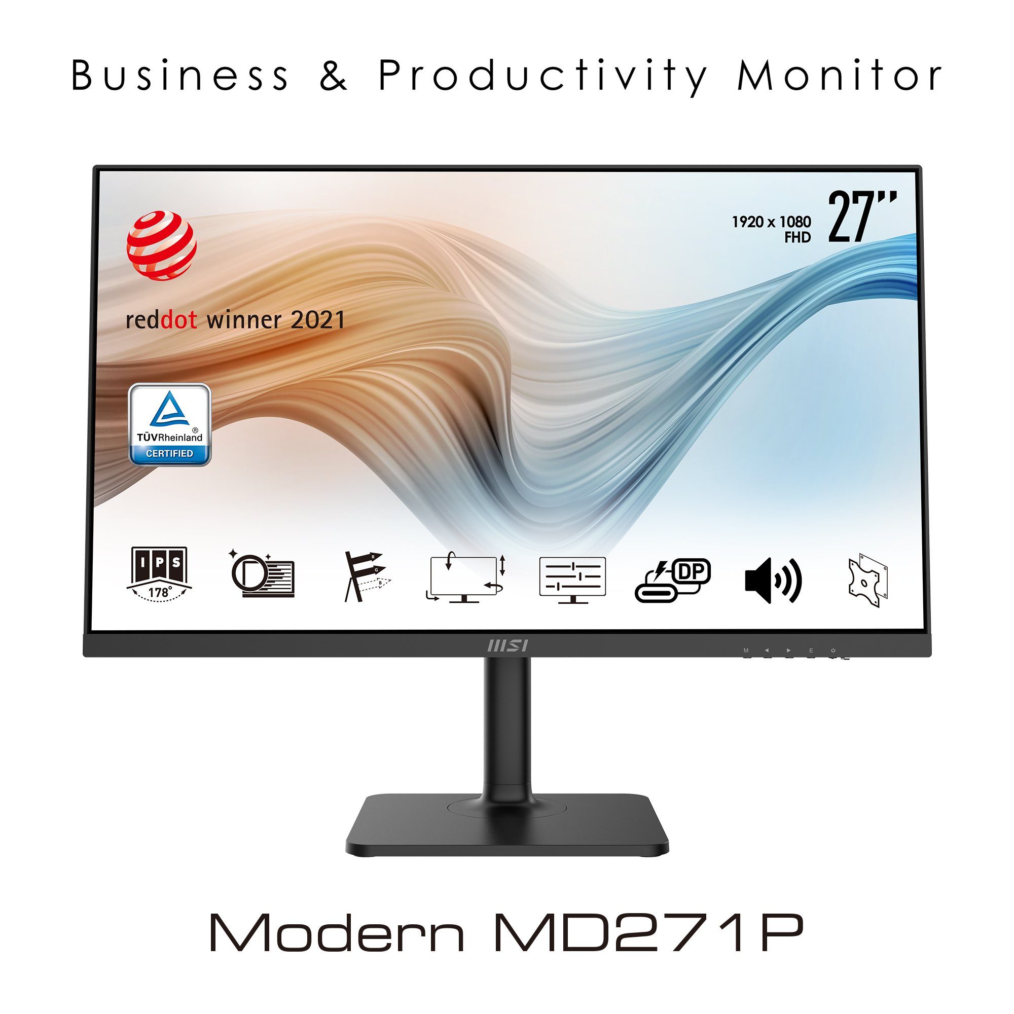 MSI Gaming-monitor Modern MD271P, 69 cm / 27", Full HD
