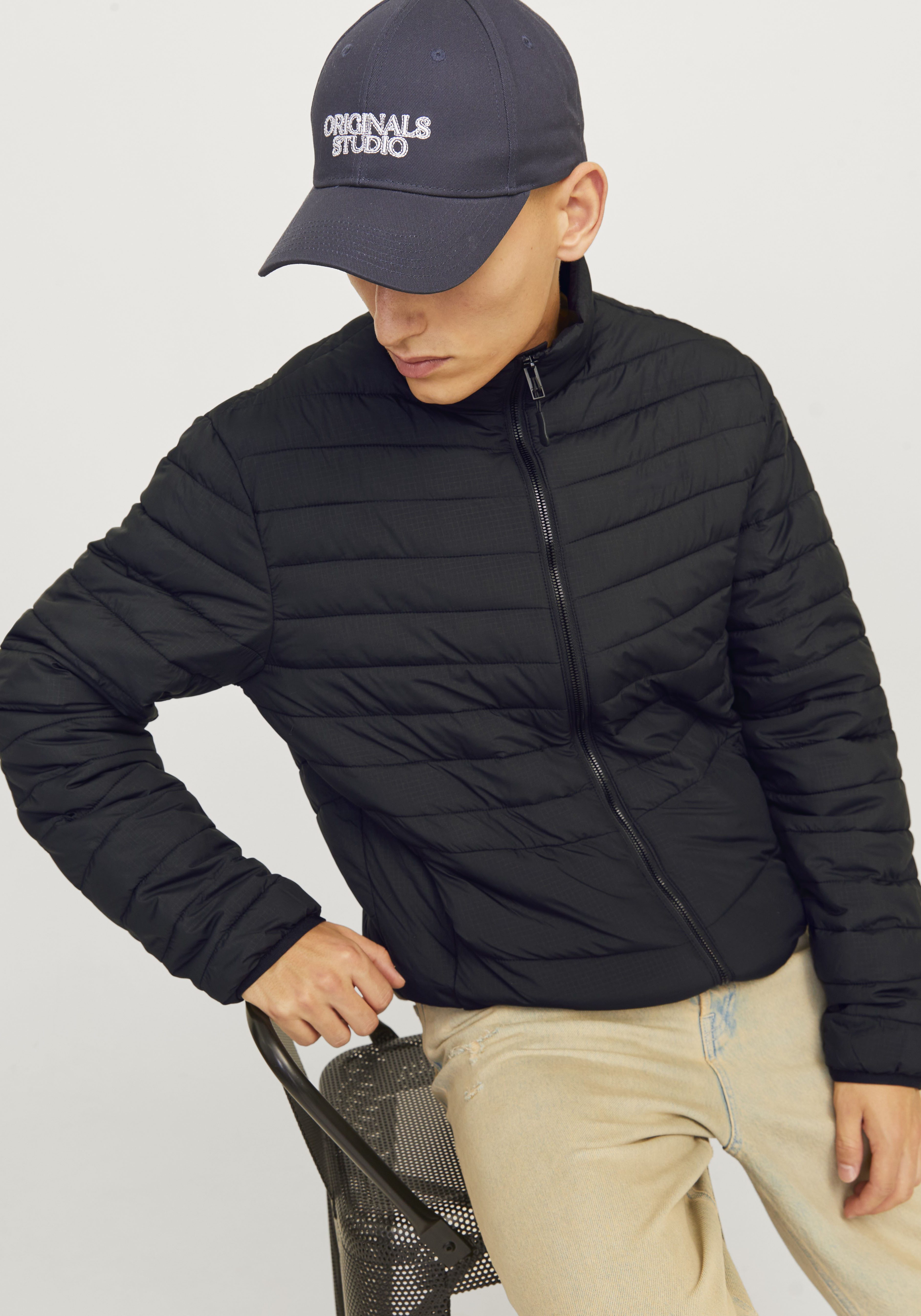 Jack & Jones Gewatteerde jas JJESTATE PACKABLE PUFFER COLLAR NOOS