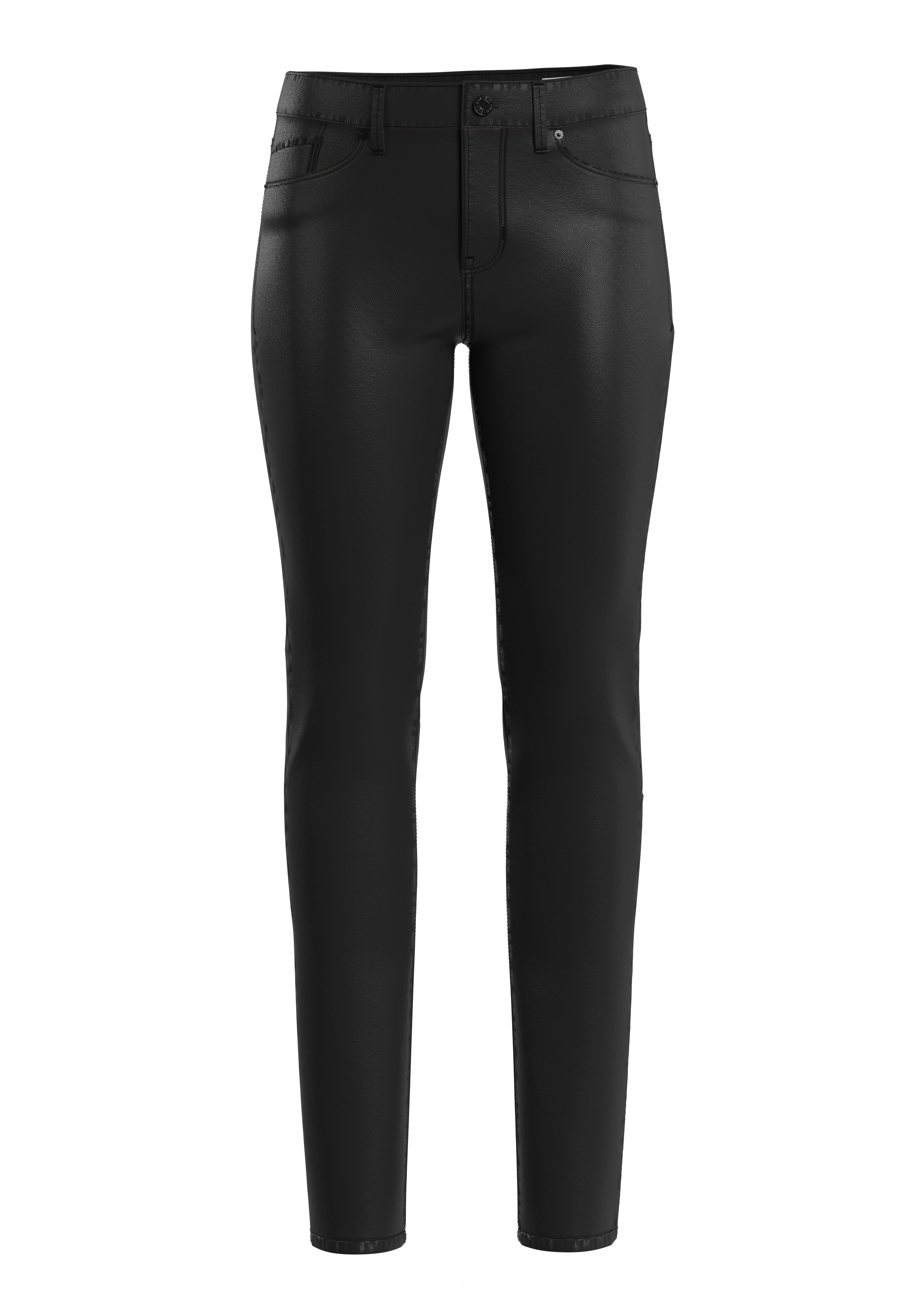 s.Oliver Slim fit jeans in leer-look