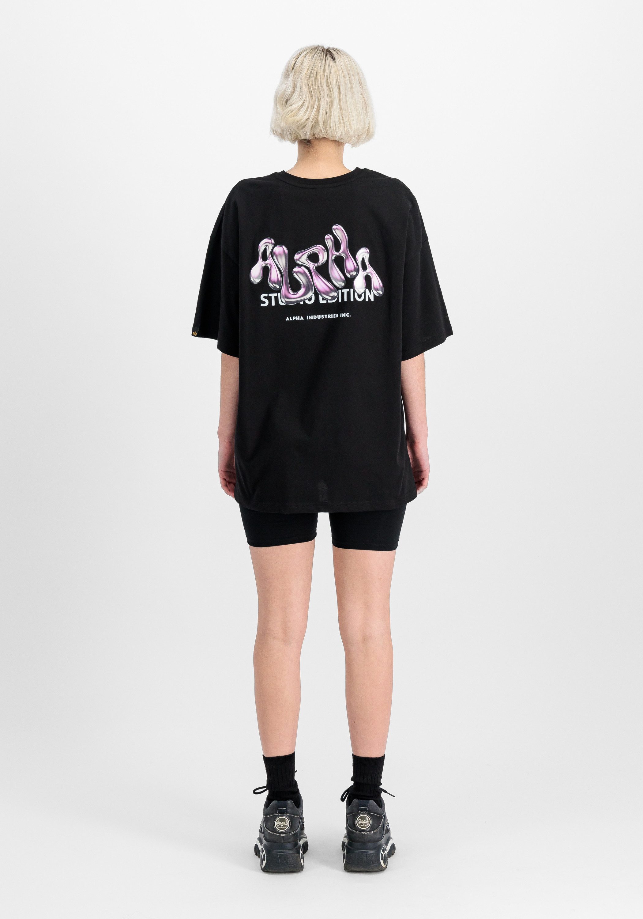 Alpha Industries T-shirt Studio Edition Backprint T-Shirt W