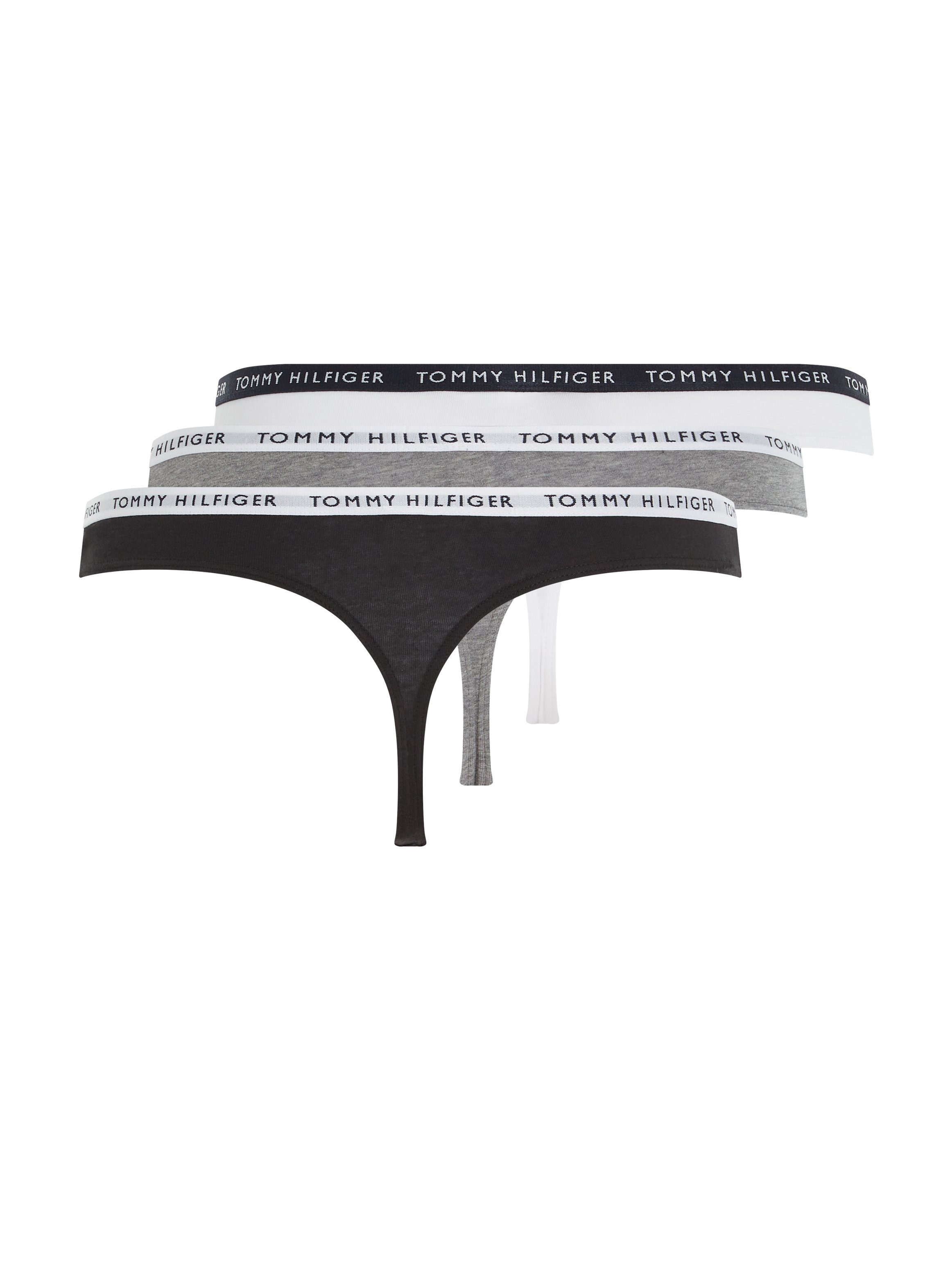Tommy Hilfiger Underwear Slip met smalle logoboord (3 stuks)
