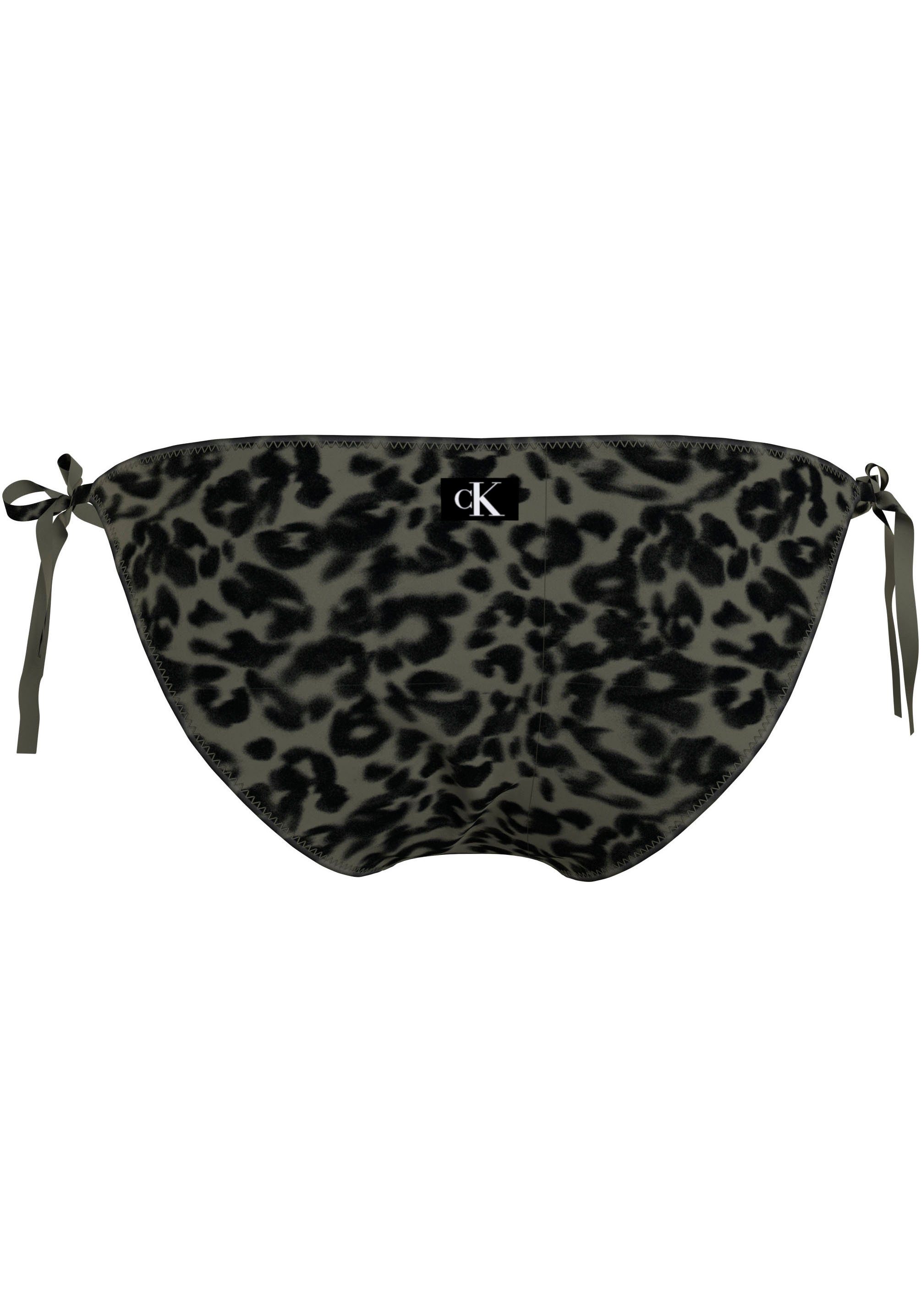 Calvin Klein Swimwear Bikinibroekje STRING SIDE TIE-PRINT