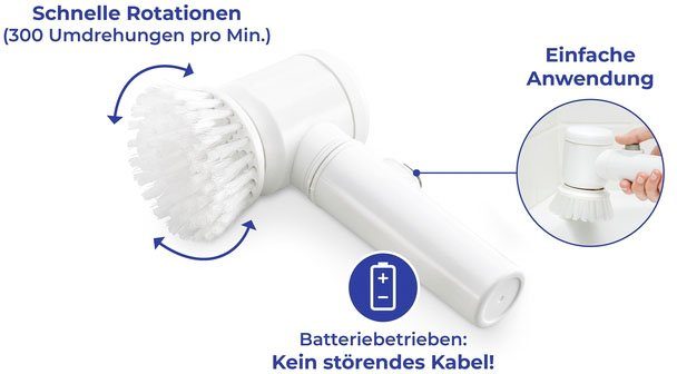 Maximex Reinigingsborstel set 3-in1 (set, 4 stuks)