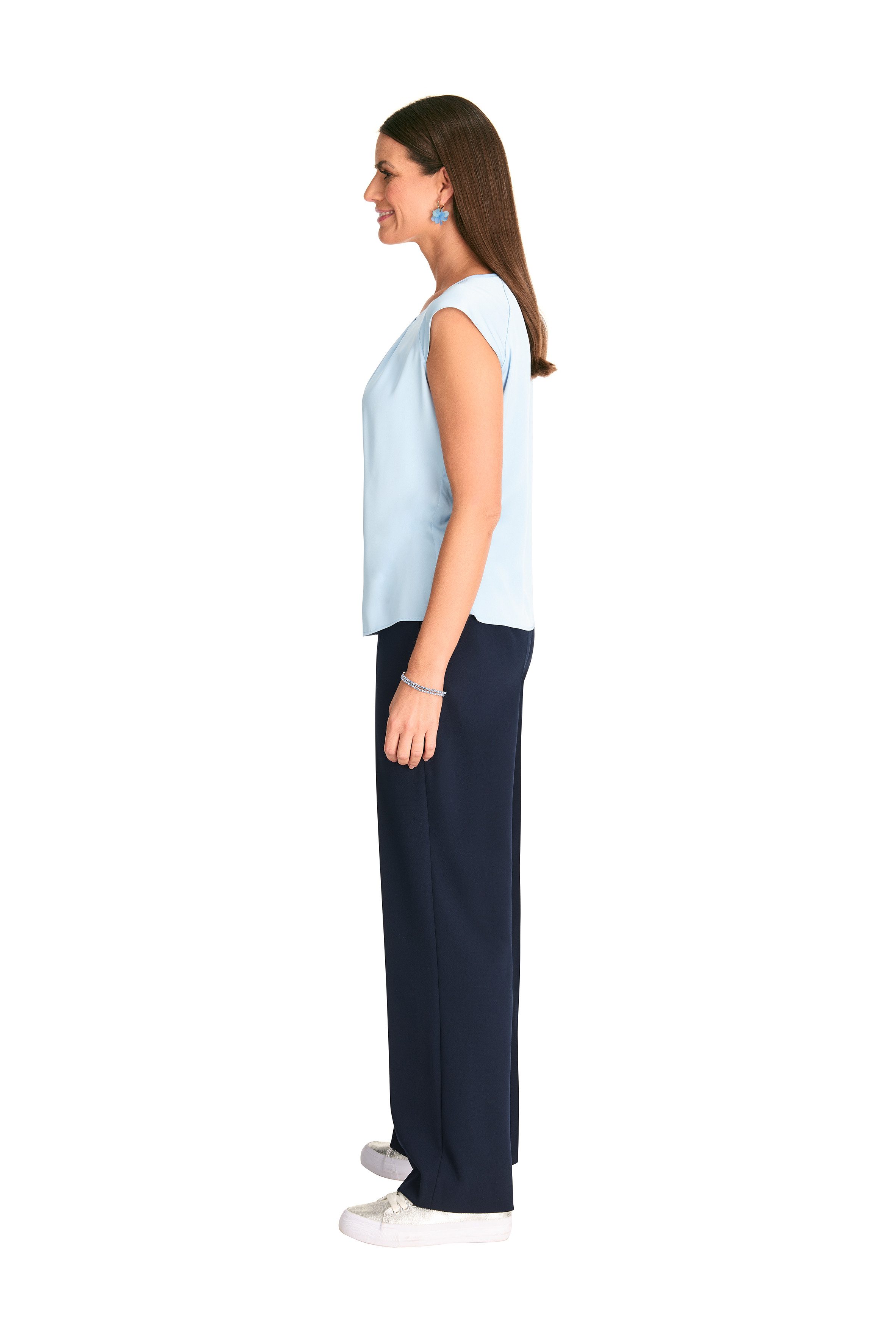 HERMANN LANGE Collection Shirttop met detail aan de halslijn