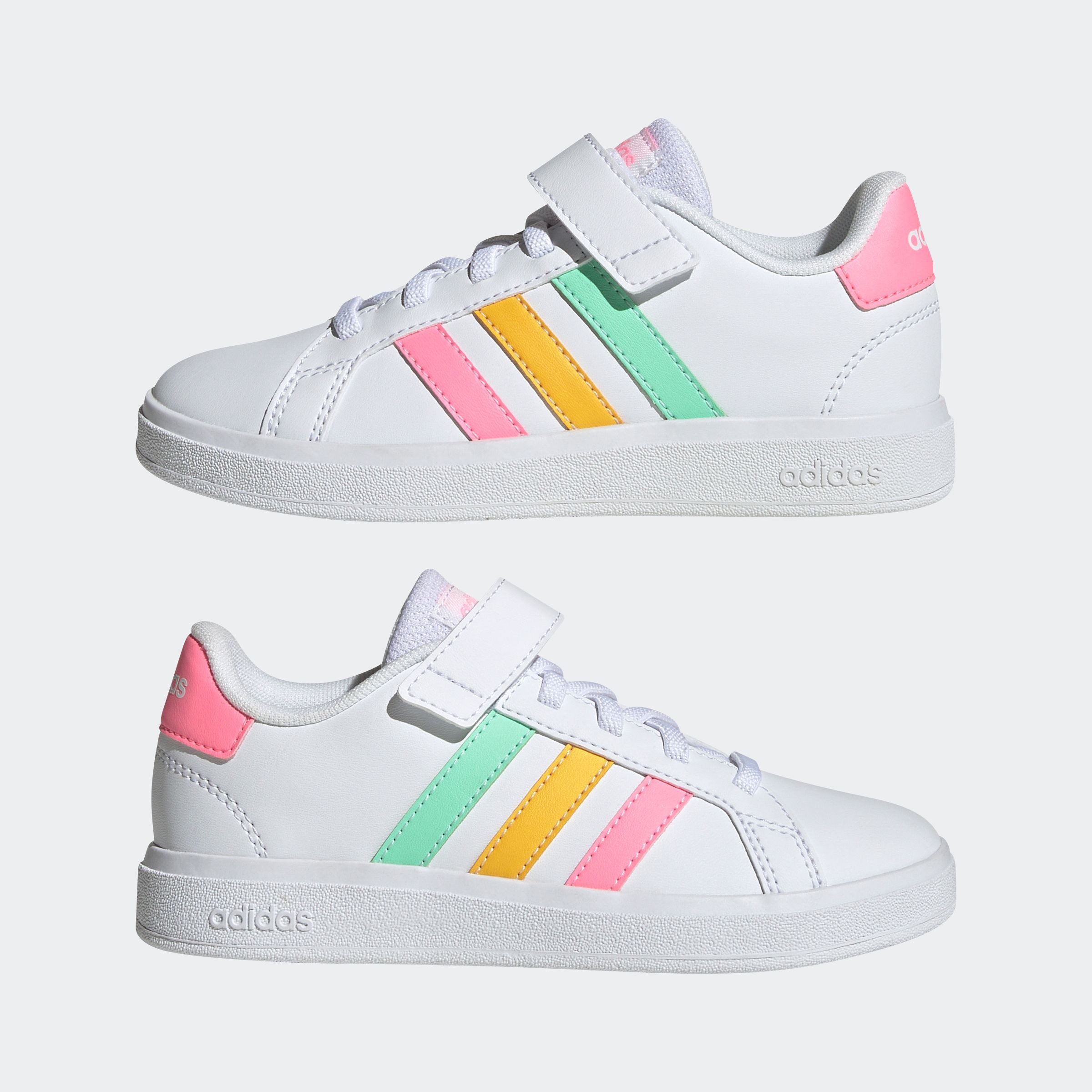 adidas Sportswear Klittenbandschoenen GRAND COURT 2.0 KIDS Design geïnspireerd op de adidas Superstar