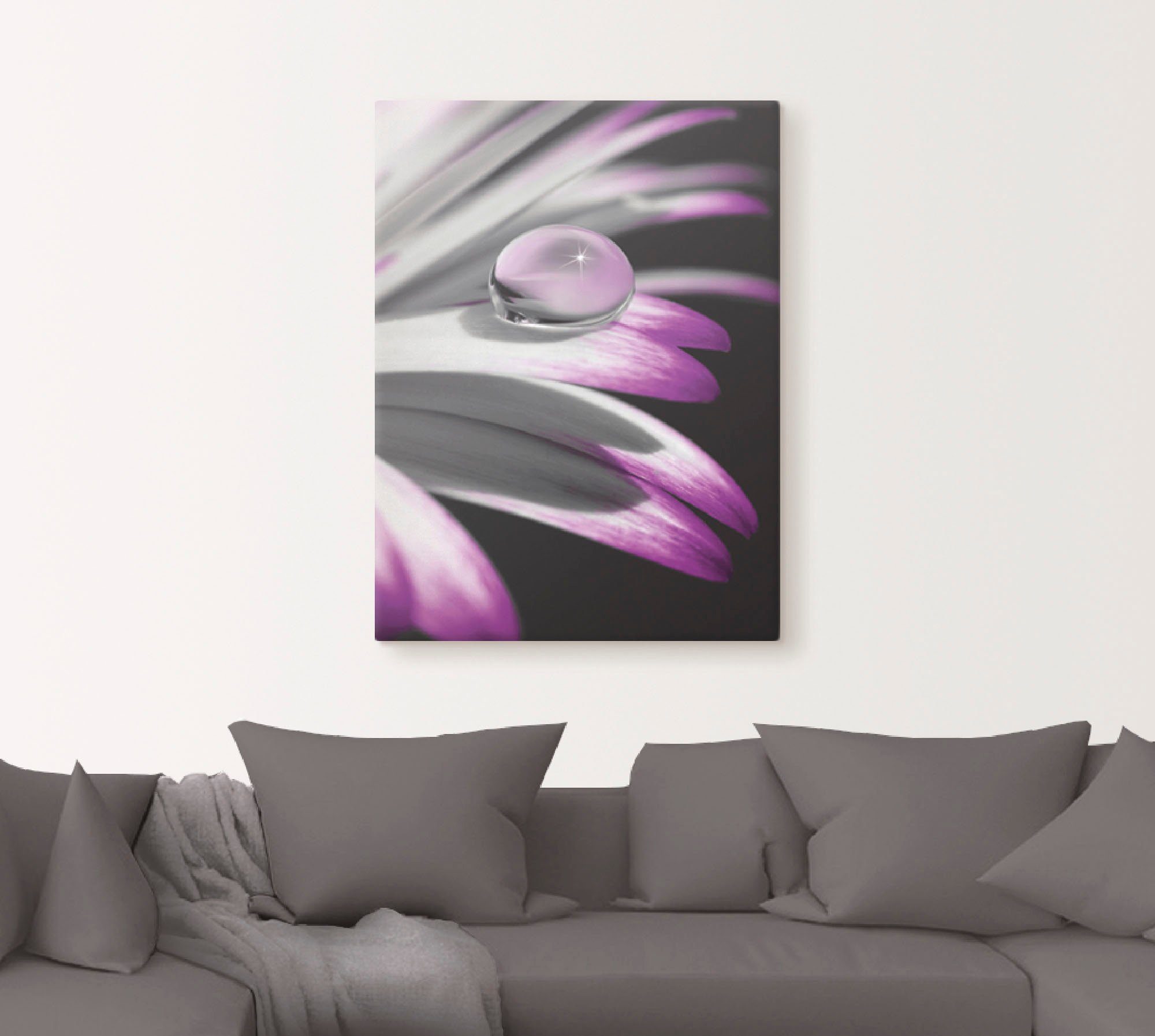 Artland Artprint Druppel als artprint op linnen, poster, muursticker in verschillende maten