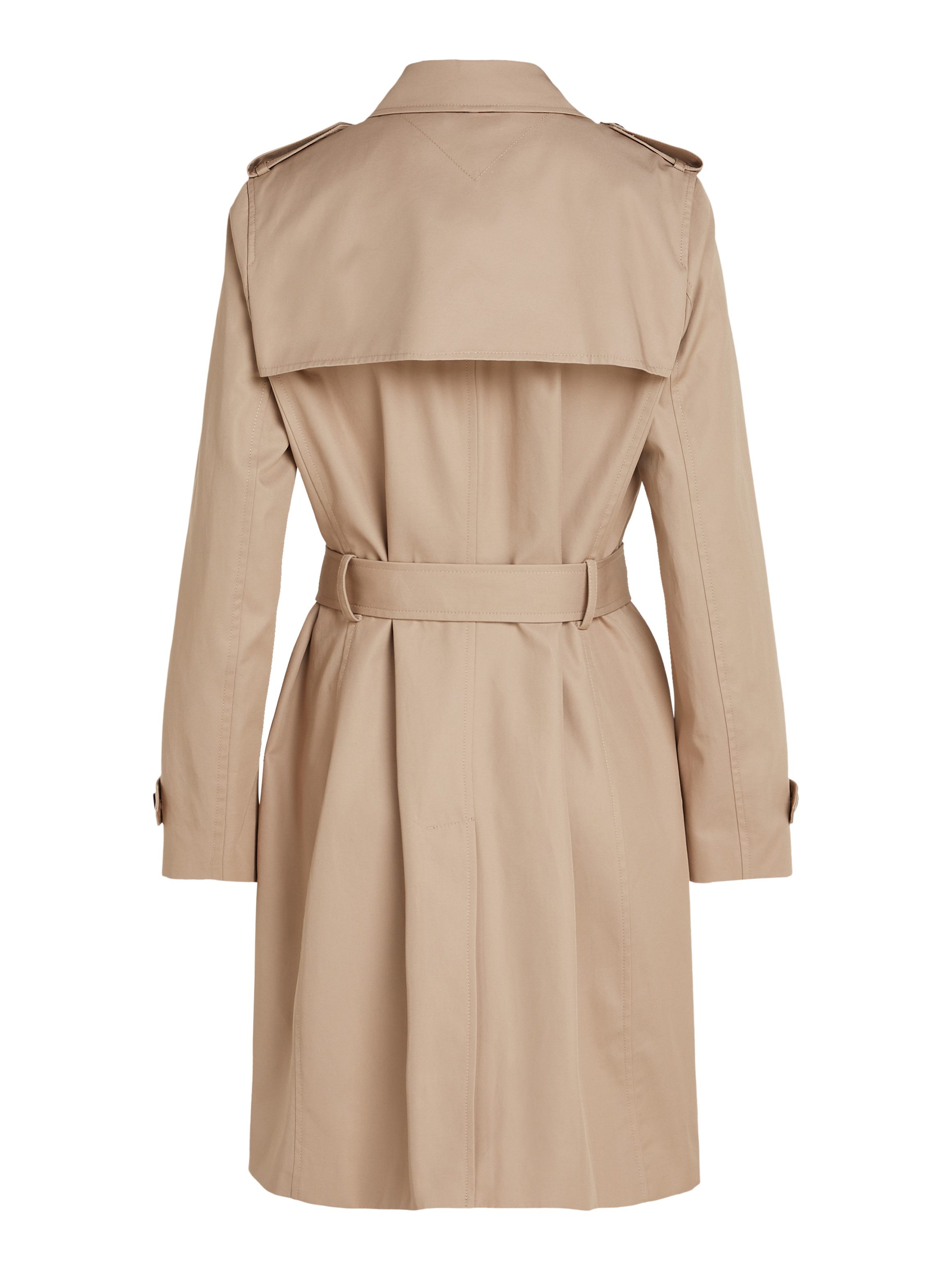 Tommy Hilfiger Trenchcoat COTTON DB SLIM FIT TRENCH met de kenmerkende trenchdetails