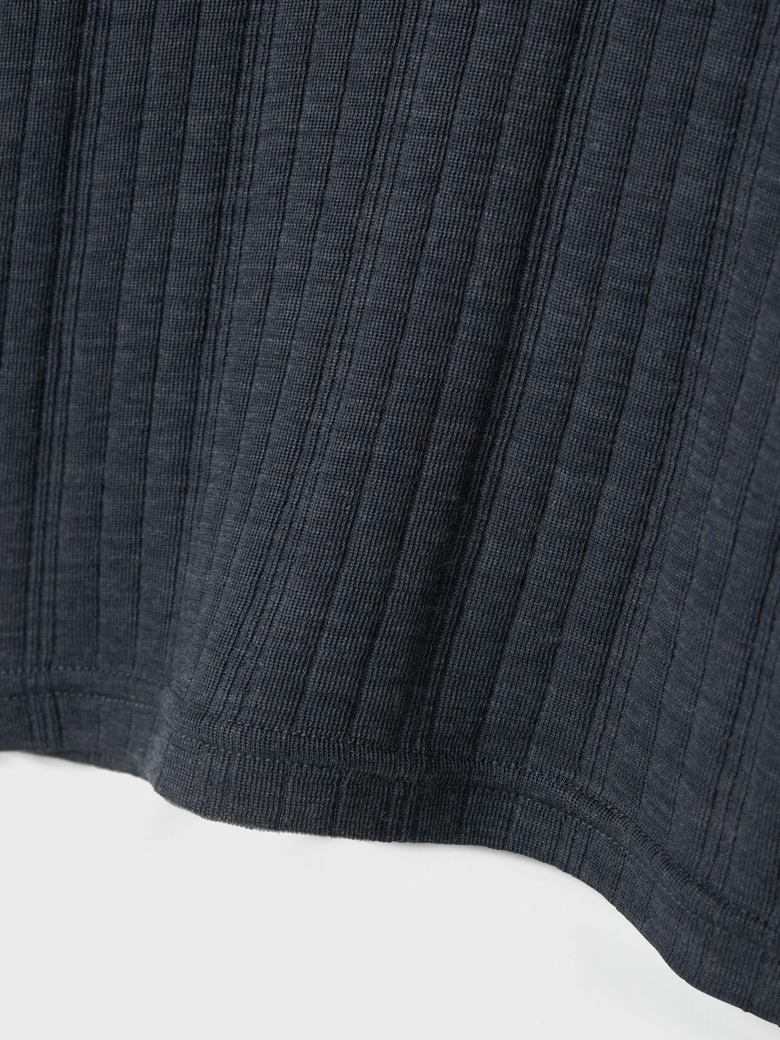 Name It Shirt met lange mouwen NMMWANG WOOL NEEDLE LS TOP SOLID NOOS