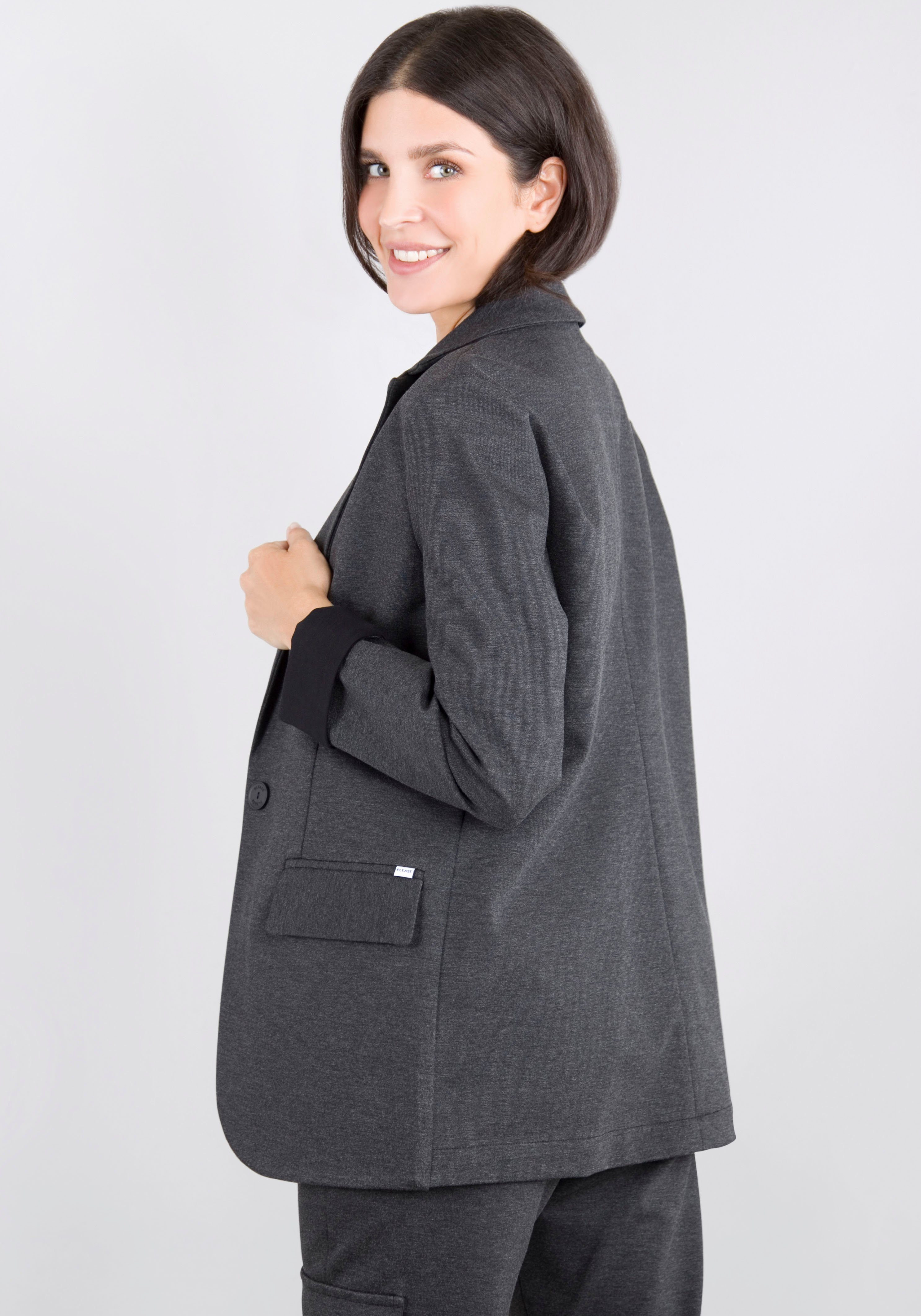Please Jeans Lange blazer
