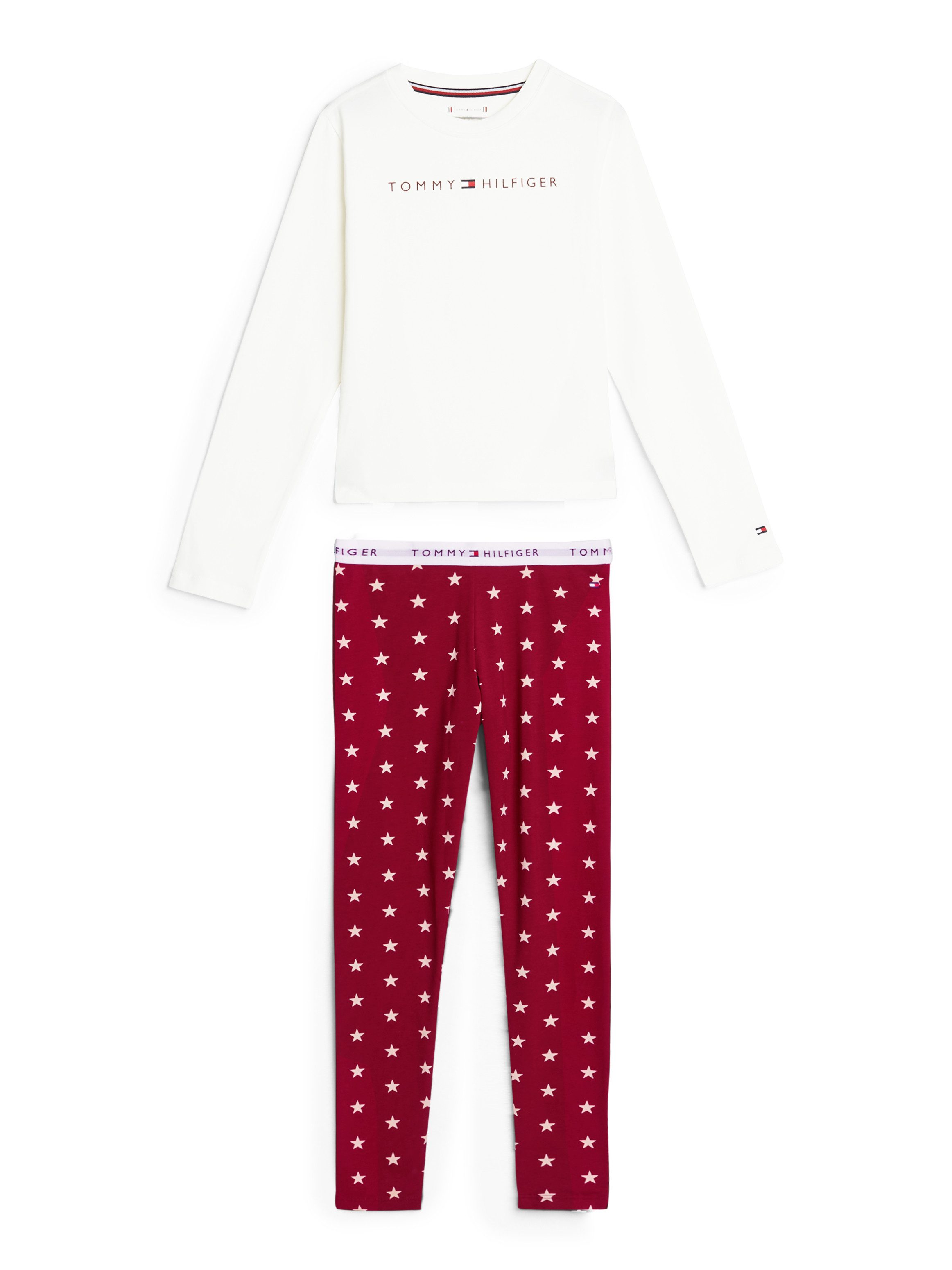 Tommy Hilfiger Underwear Pyjama LS PJ LEGGING PRINT SET voor kinderen tot 16 jaar