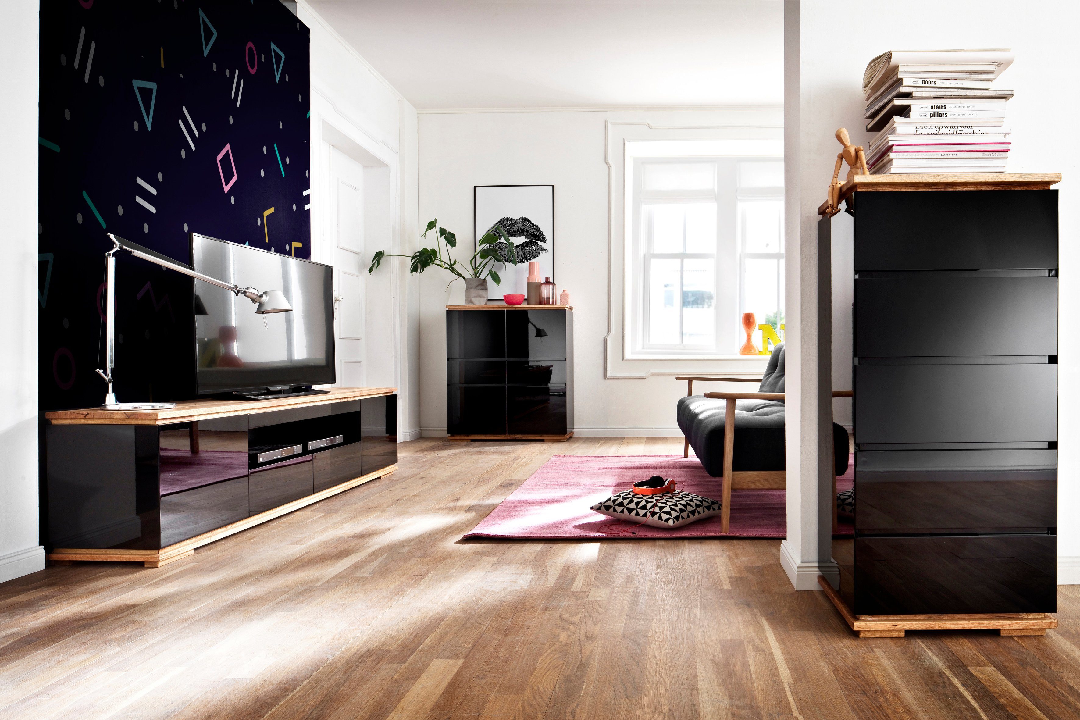 MCA furniture Tv-meubel Chiaro Breedte ca. 202 cm