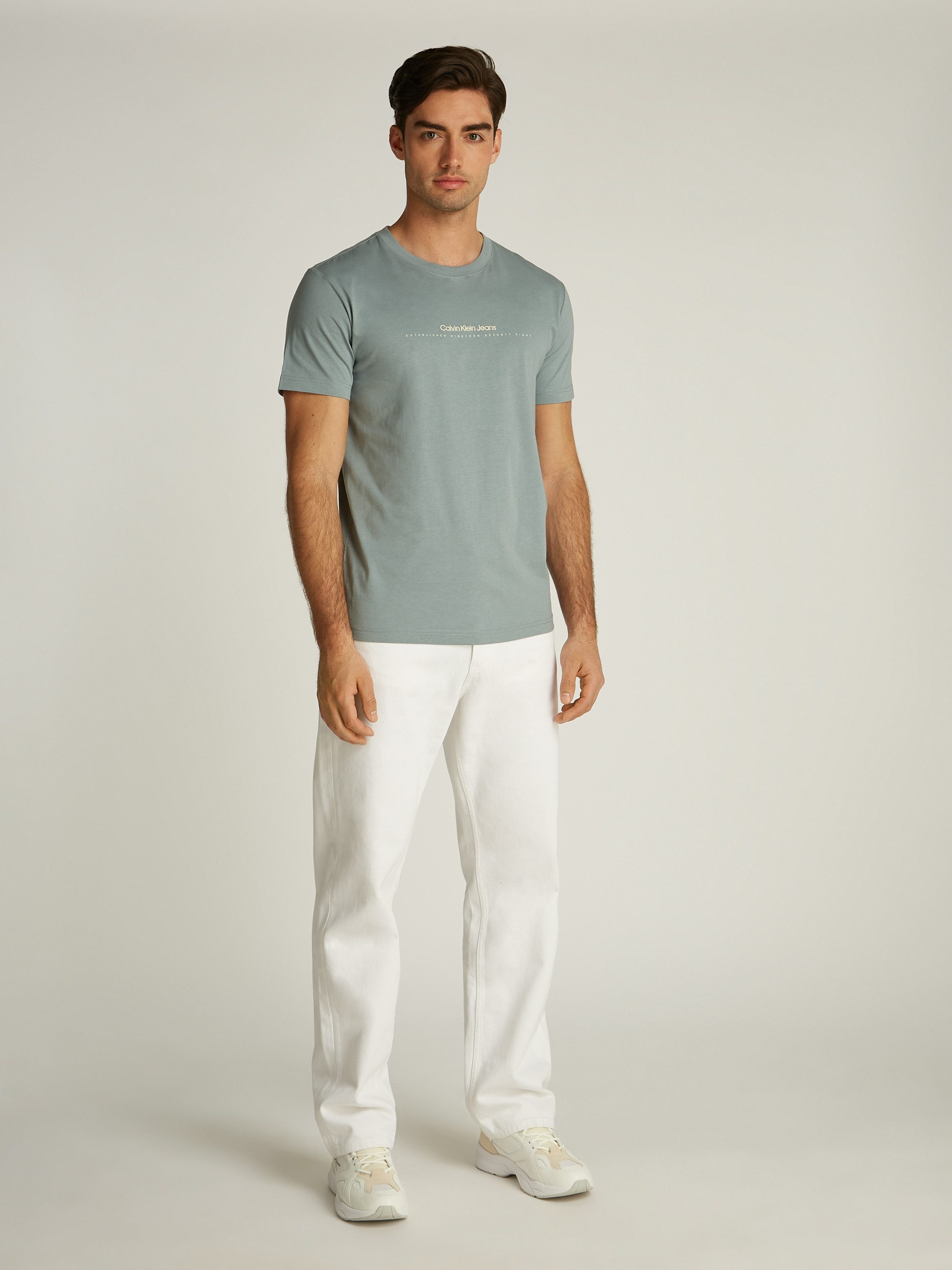 Calvin Klein Shirt met ronde hals MINIMAL LOGO TEE