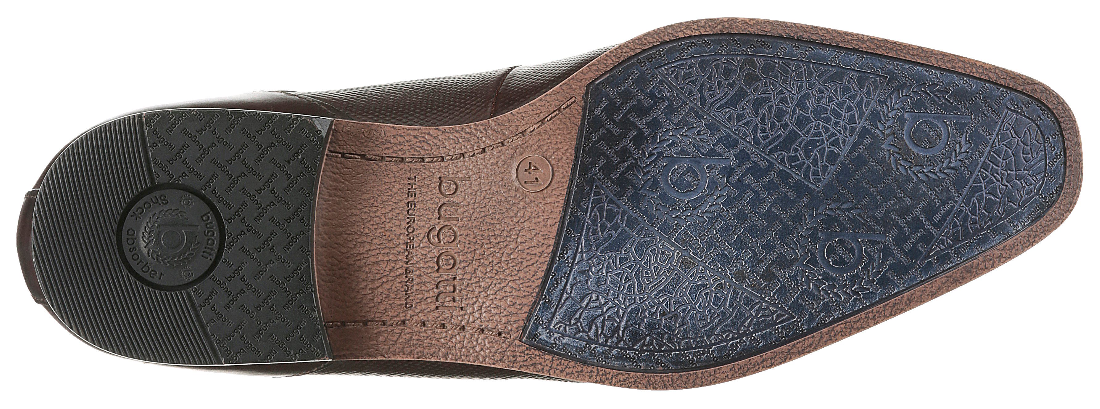 Bugatti Veterschoenen , avondschuh, businessschuh, feestdagenschuh met handafwerking