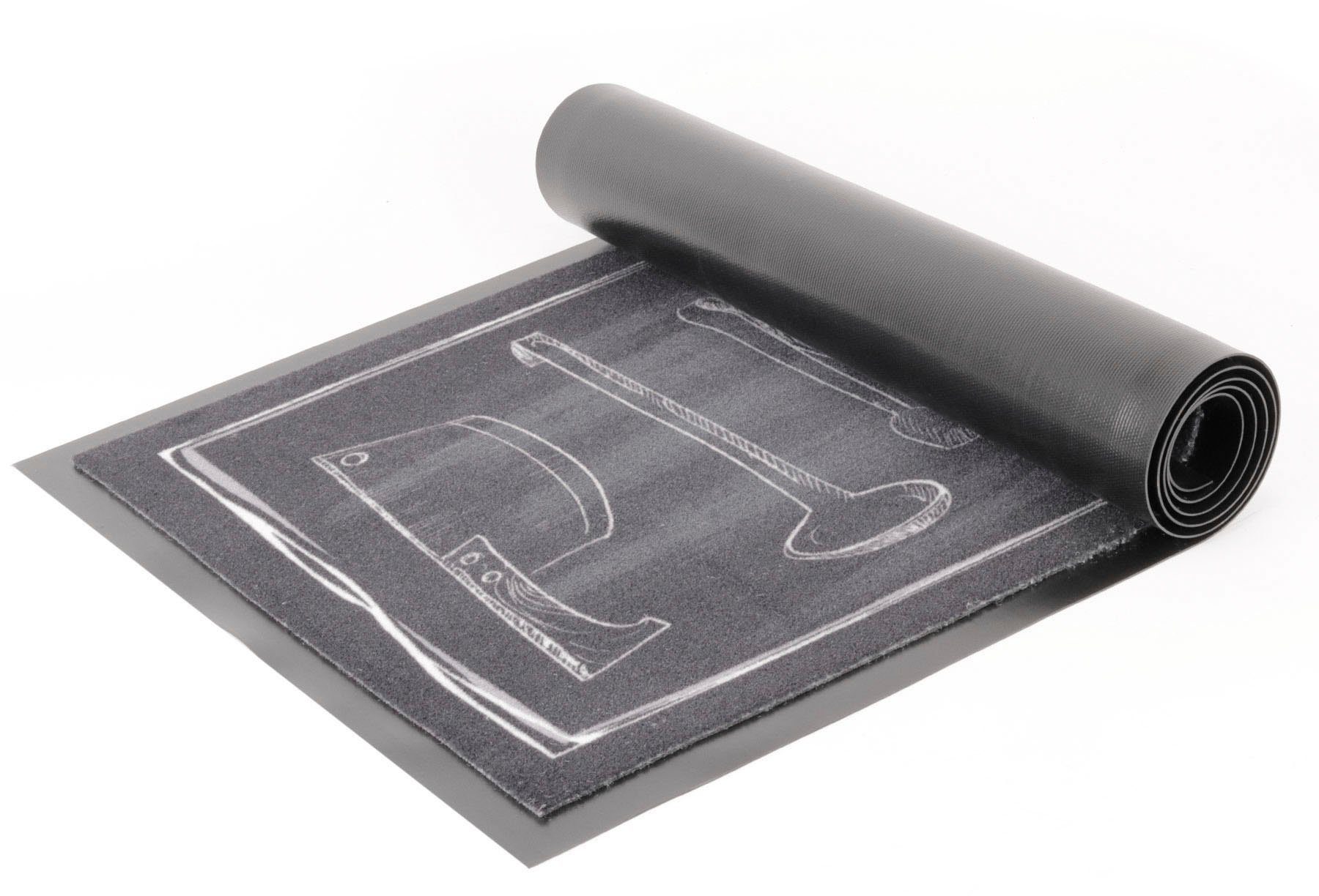 Primaflor-Ideen in Textil Keukenloper KITCHEN TOOLS Motief keukengerei, antislip, wasbaar, keuken