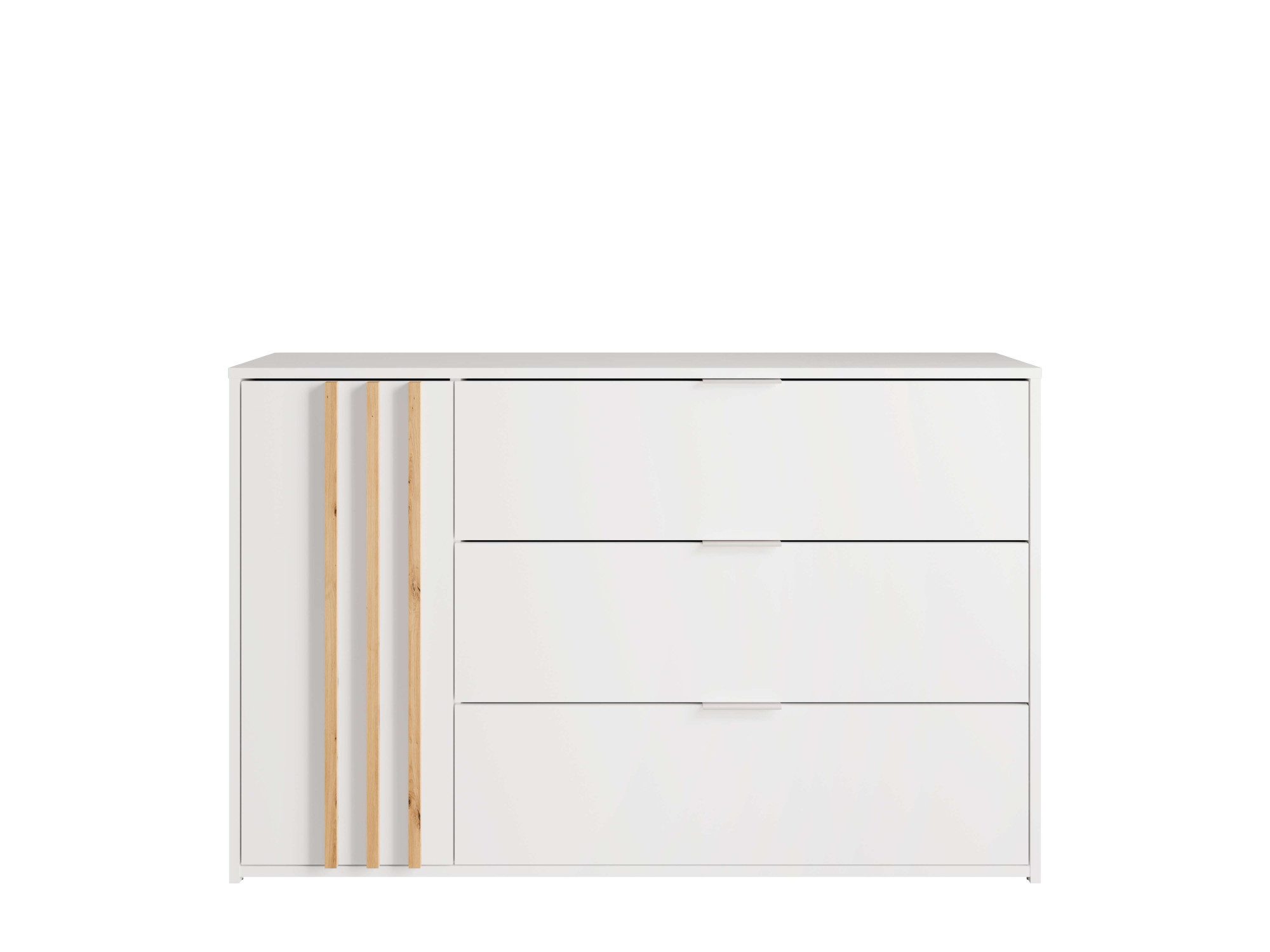 INOSIGN Kast Commode Calera met draaideur, 3 lades en MDF-lamellen