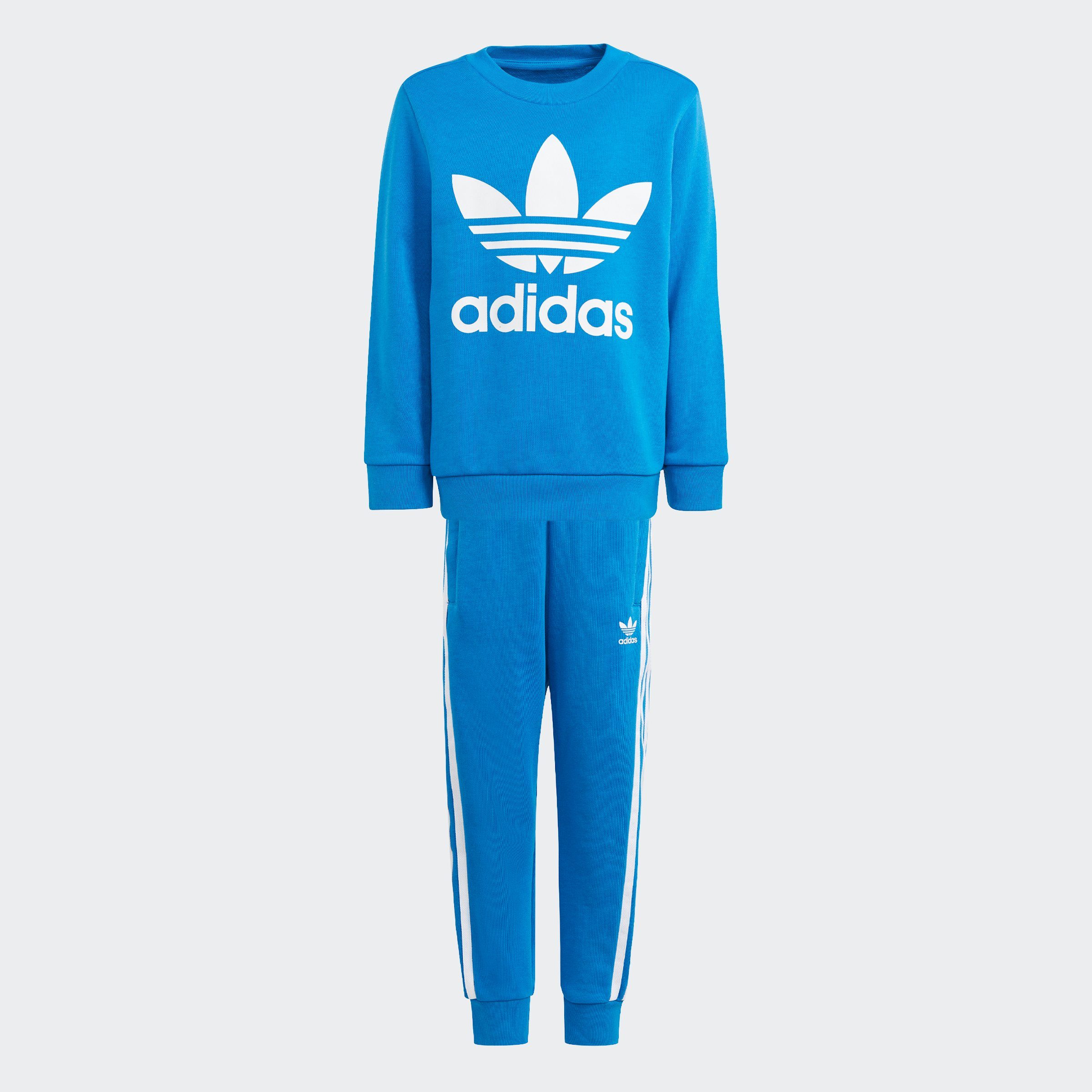 adidas Originals Trainingspak ADICOLOR SET (2-delig) kinderen trainingspakken maat 104 blauw