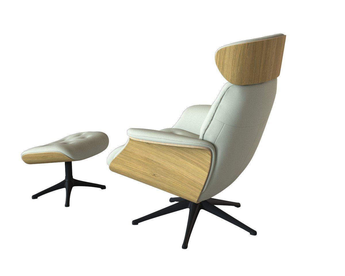 FLEXLUX Relaxfauteuil Volden, functionele stoel, gestoffeerde stoel, armleuningen, TV-fauteuil