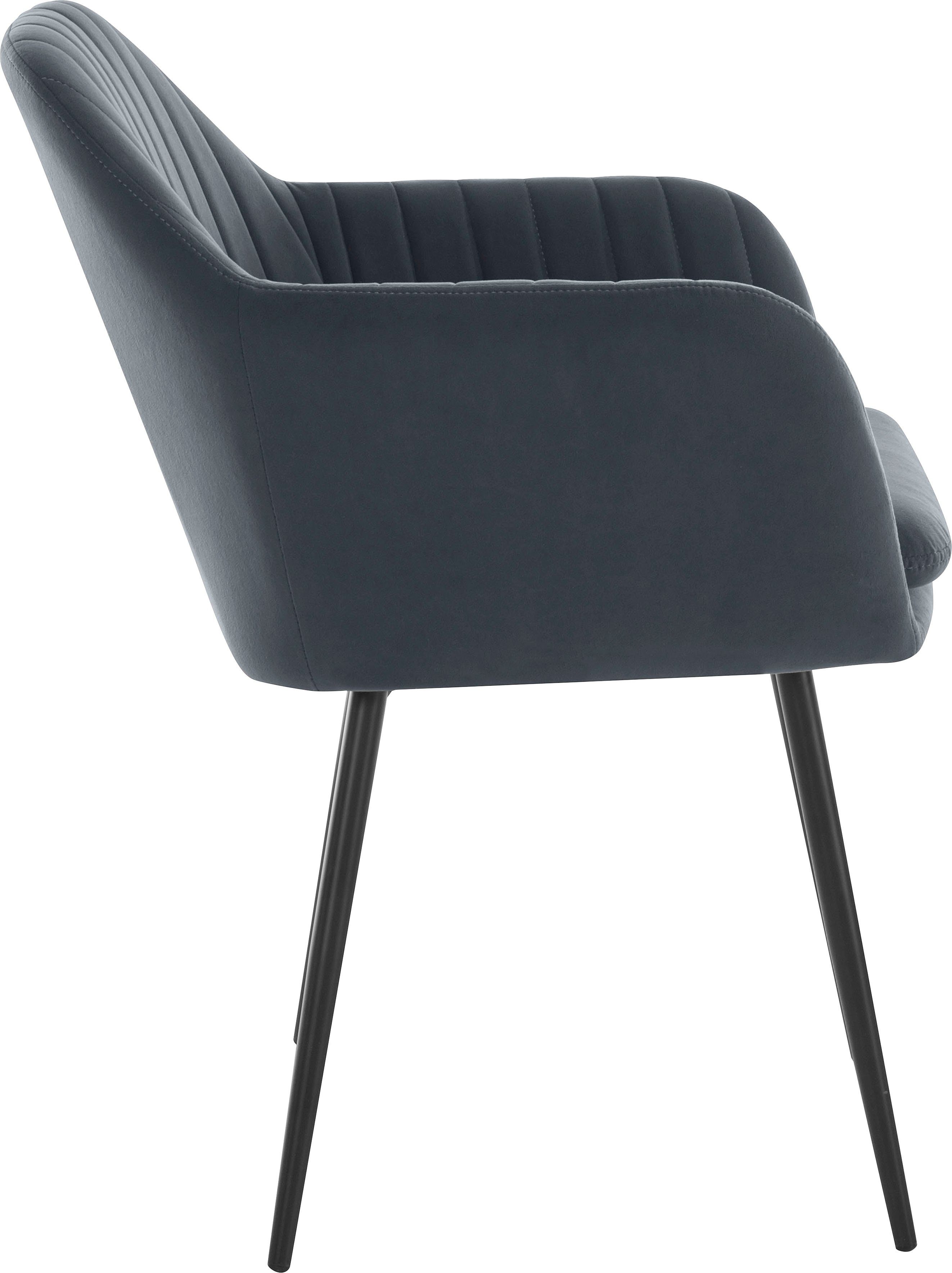 HELA Stoel met armleuningen Carla comfortabele fauteuil, kuipstoel (set)