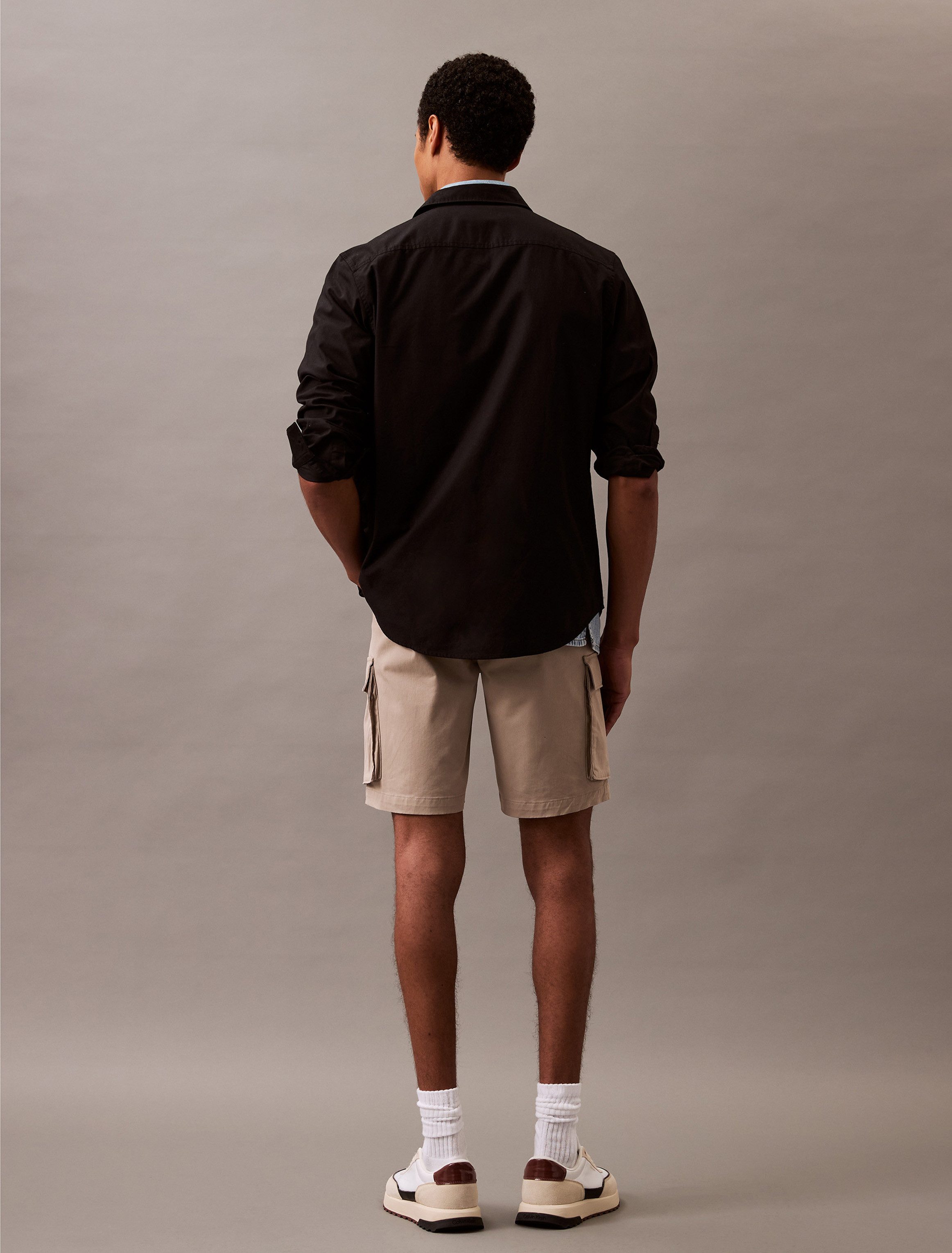 Calvin Klein Cargoshort 9" KATOEN PULL ON CARGO SHORT
