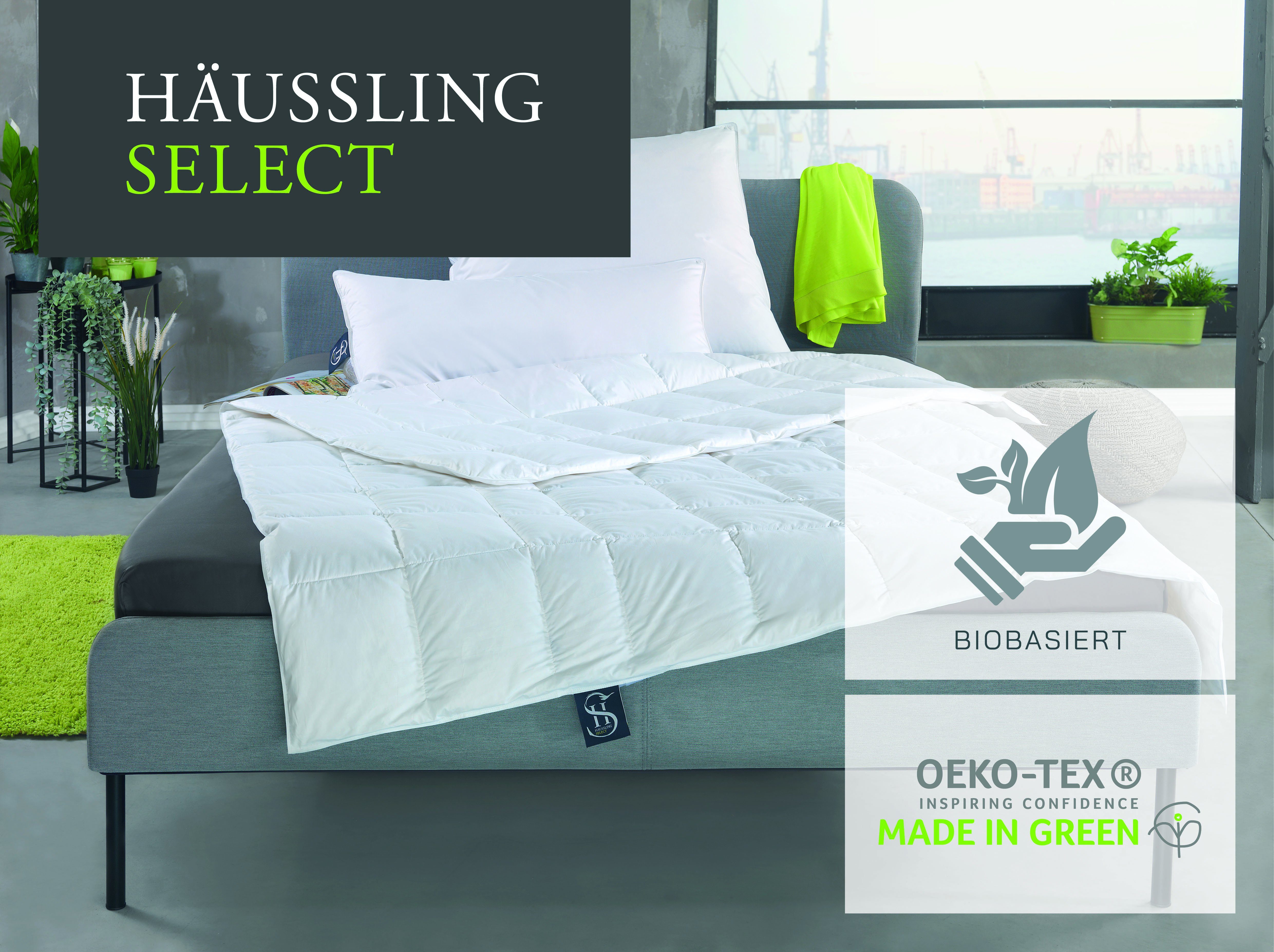 Haeussling Ganzendonzen dekbed Select Made in Green