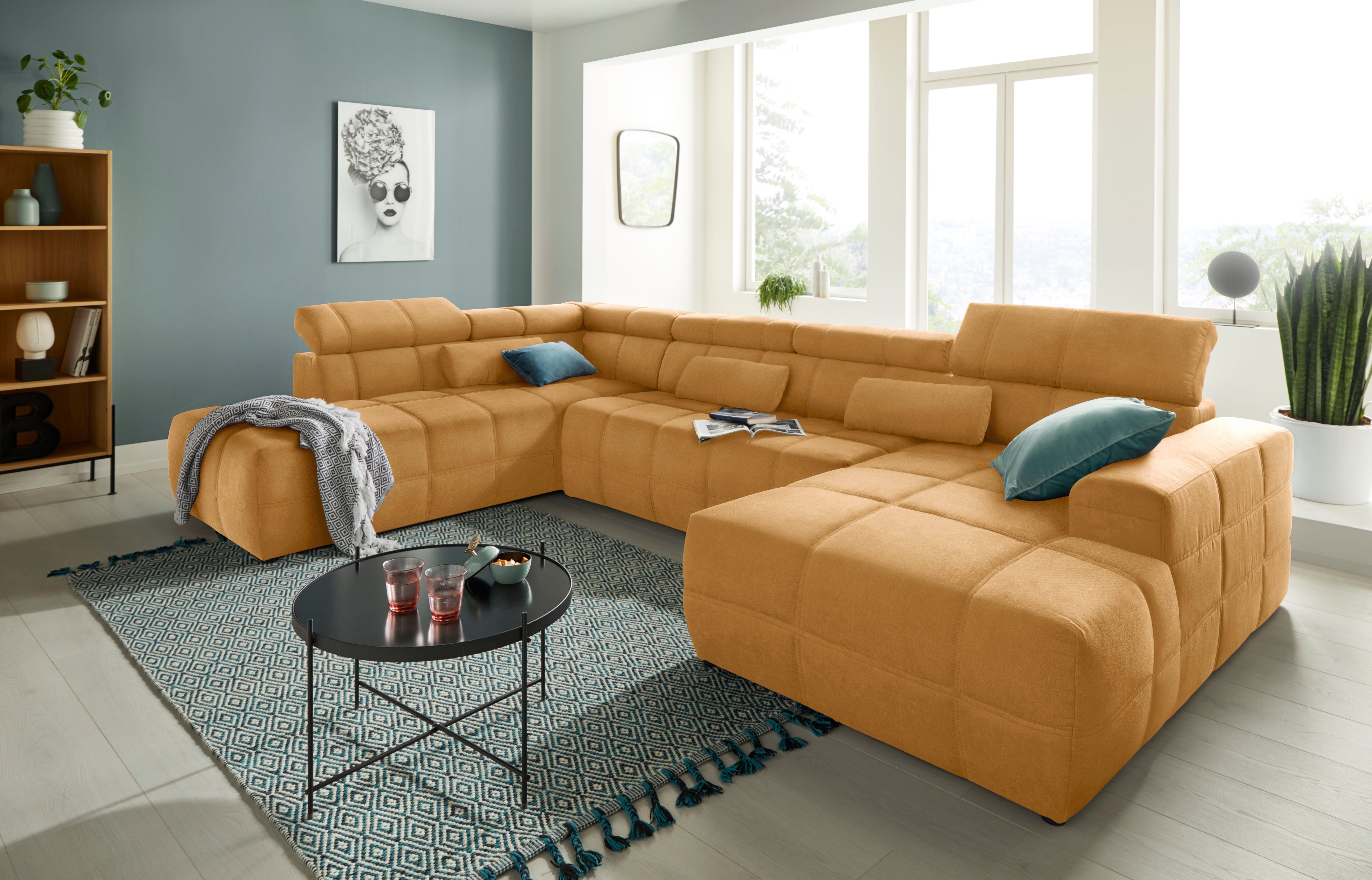 DOMO collection Zithoek Brandon veel bekledingssoorten, ook in cord en leer, incl. nierenkussen