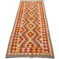 morgenland loper kelim maimene nomadisch 203 x 69 cm omkeerbaar tapijt bruin