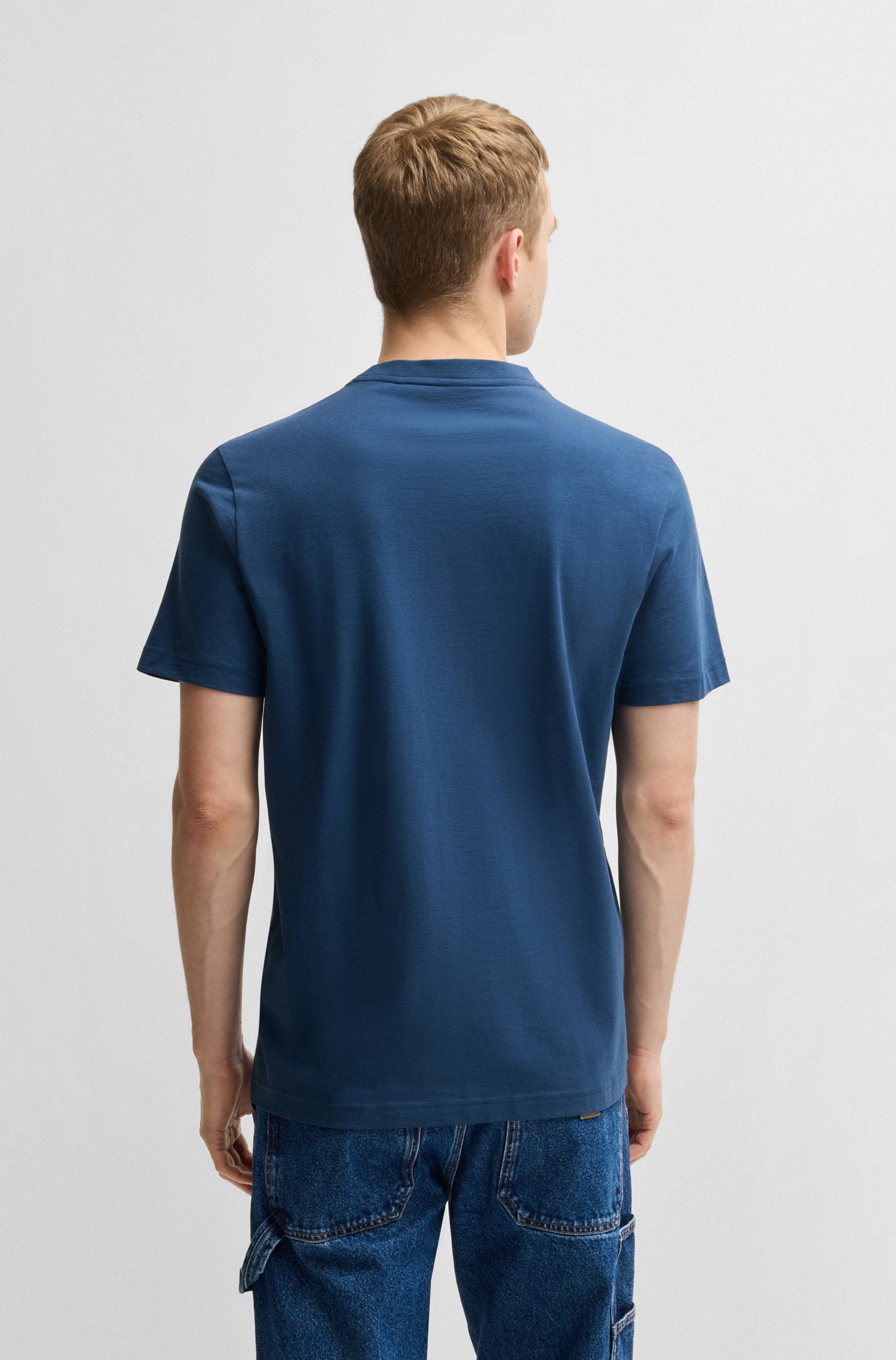 Boss Orange T-shirt Te Dunetrace met grote fotoprint