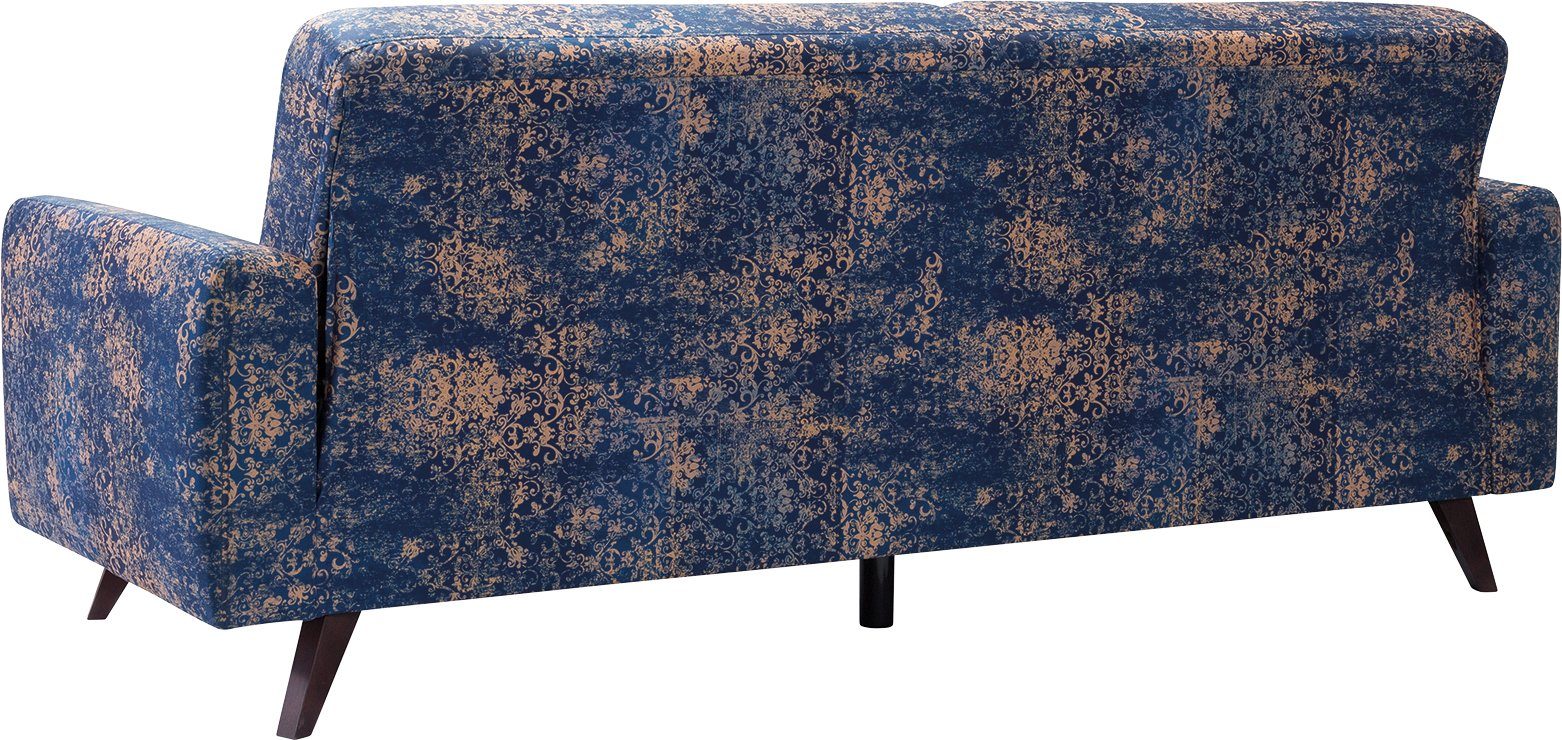 exxpo - sofa fashion 3-zitsbank Side, trendy bekledingsstof, geweldig zit- en ligcomfort, slaapbank
