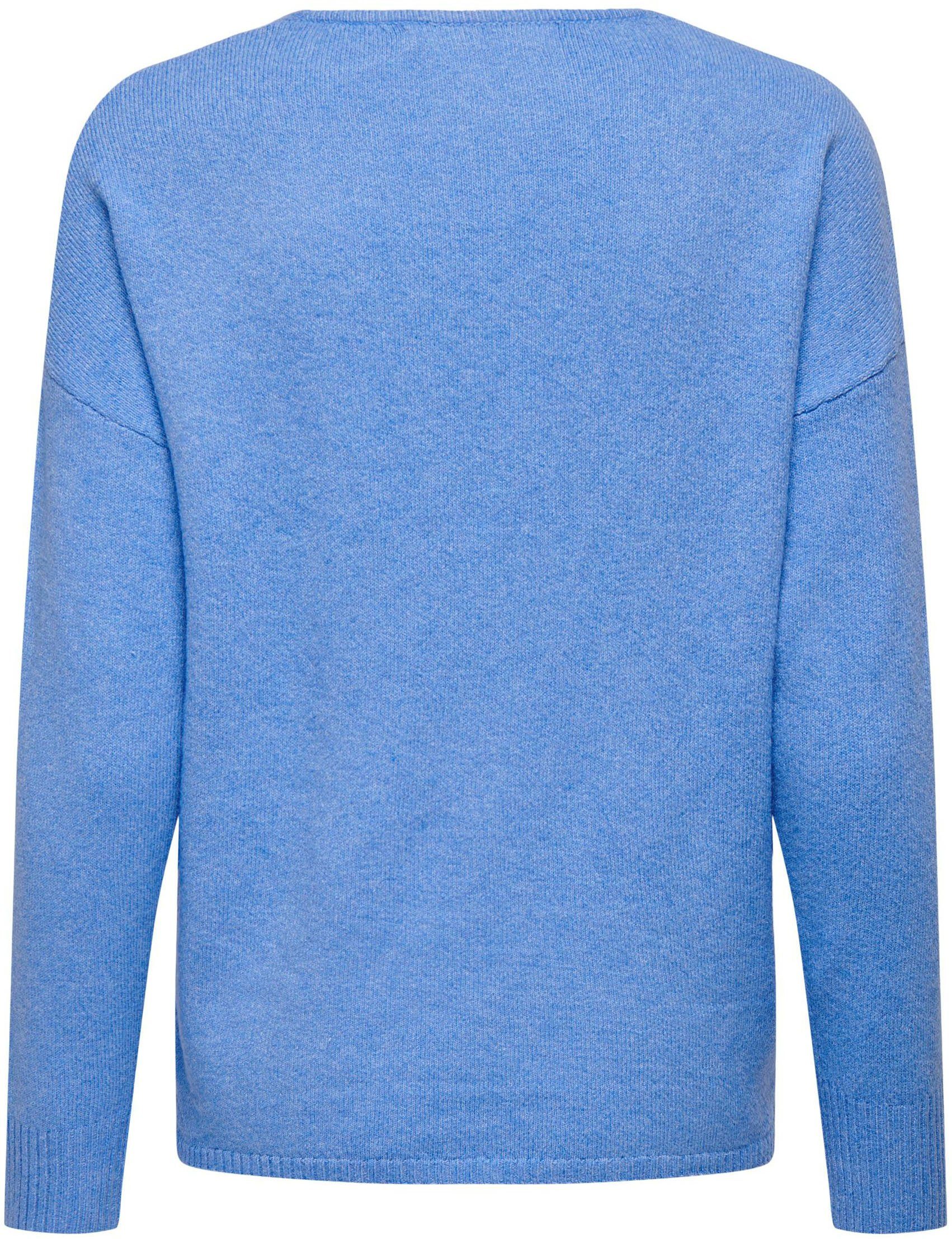 Only Trui met V-hals ONLRICA LIFE L/S V-NECK PULLO KNT NOOS
