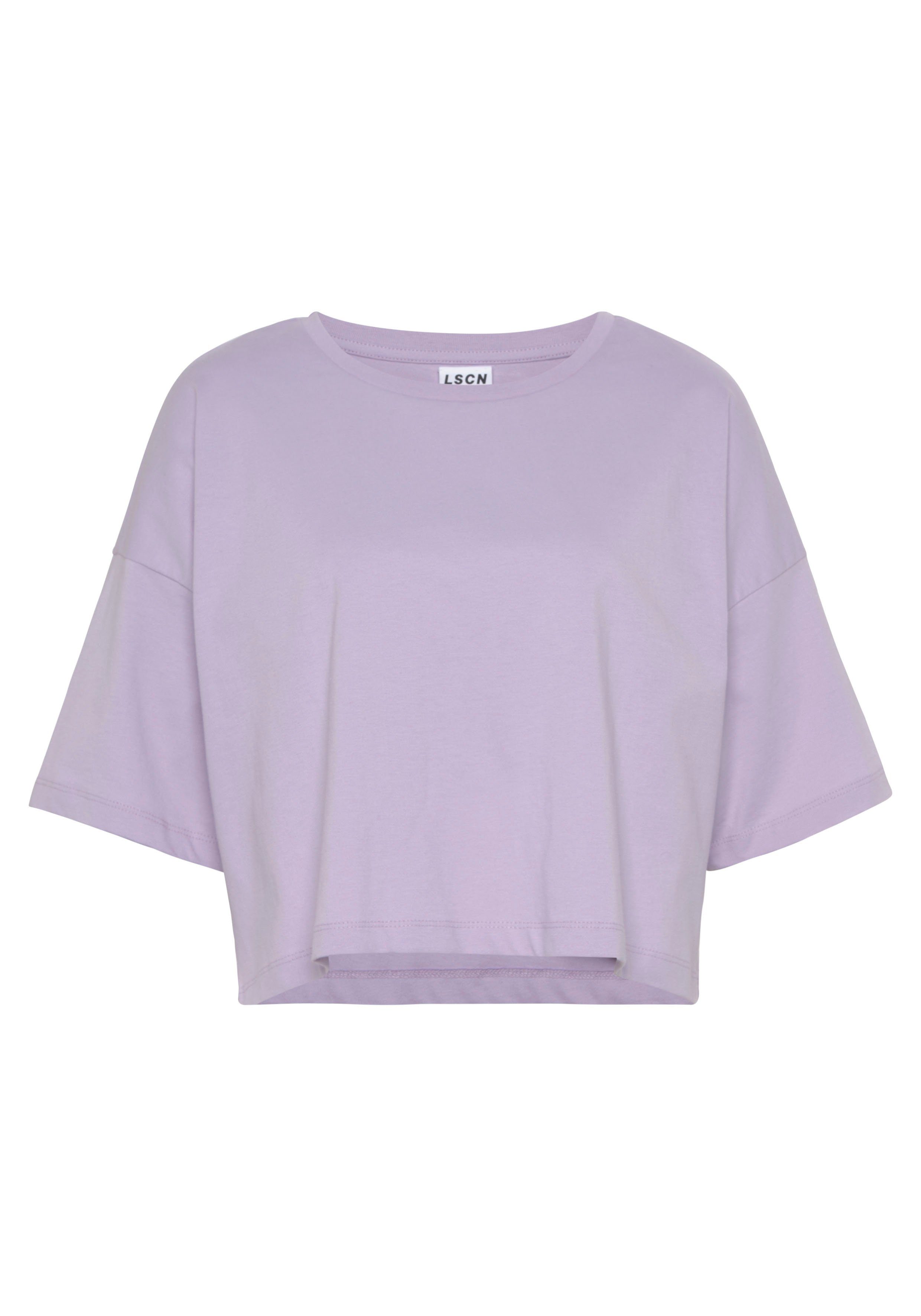 Lascana Oversized shirt met tekst op de rug