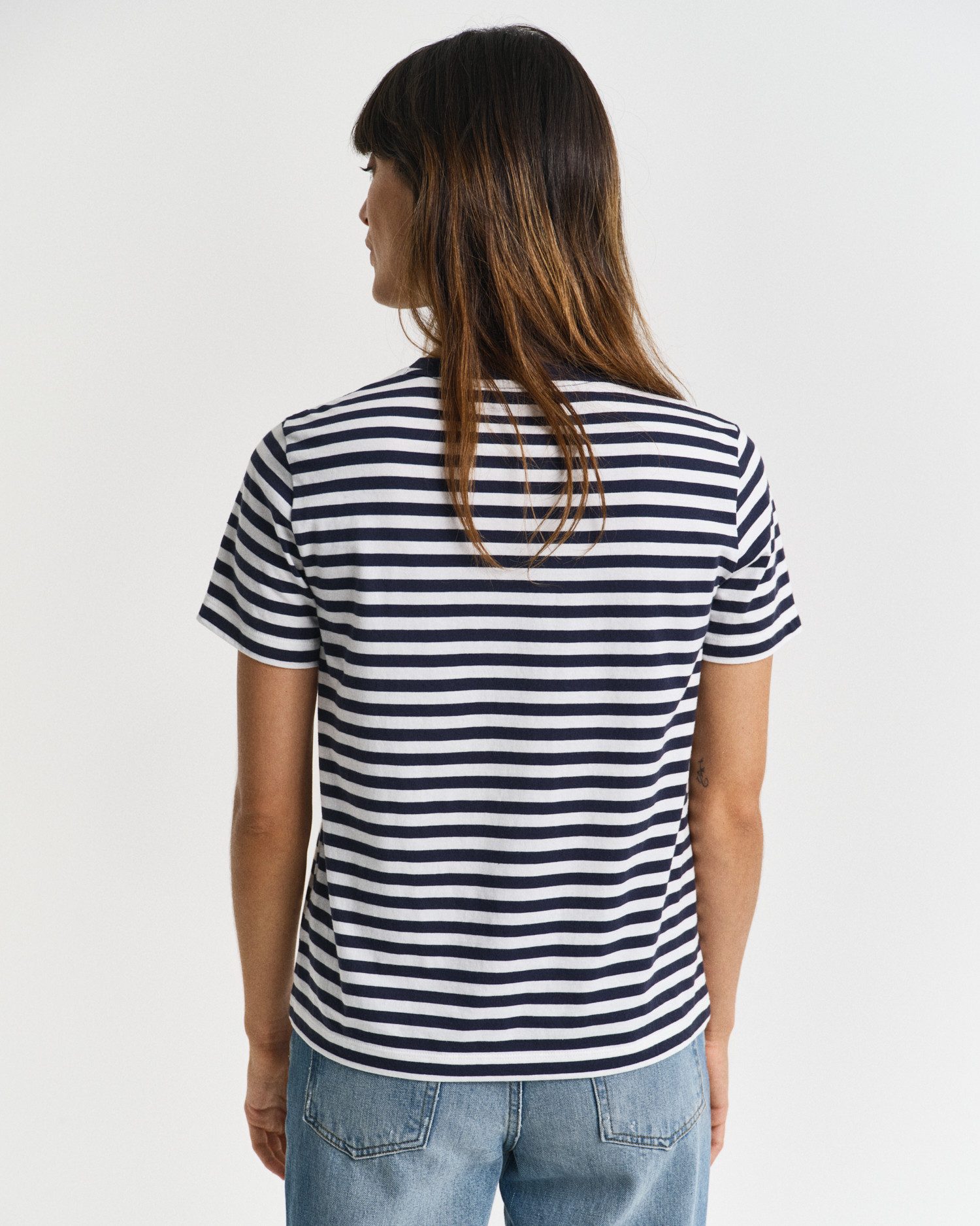 Gant T-shirt REG STRIPED SHIELD SS T-SHIRT