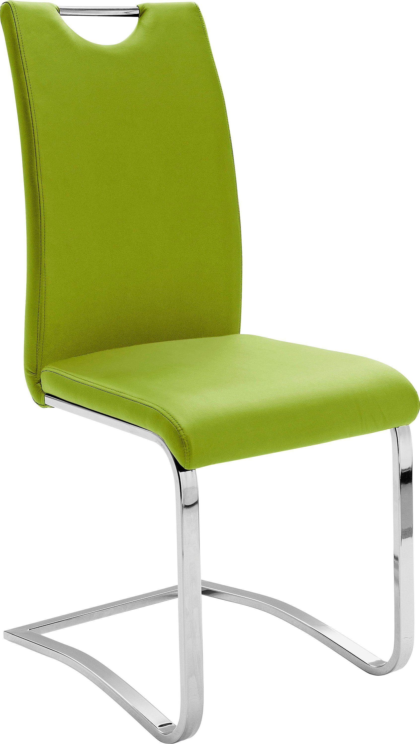 MCA furniture Vrijdragende stoel Keulen Overtrokken met kunstleer, comfortzithoogte, stoel belastbaar tot 120 kg (set, 4 stuks)