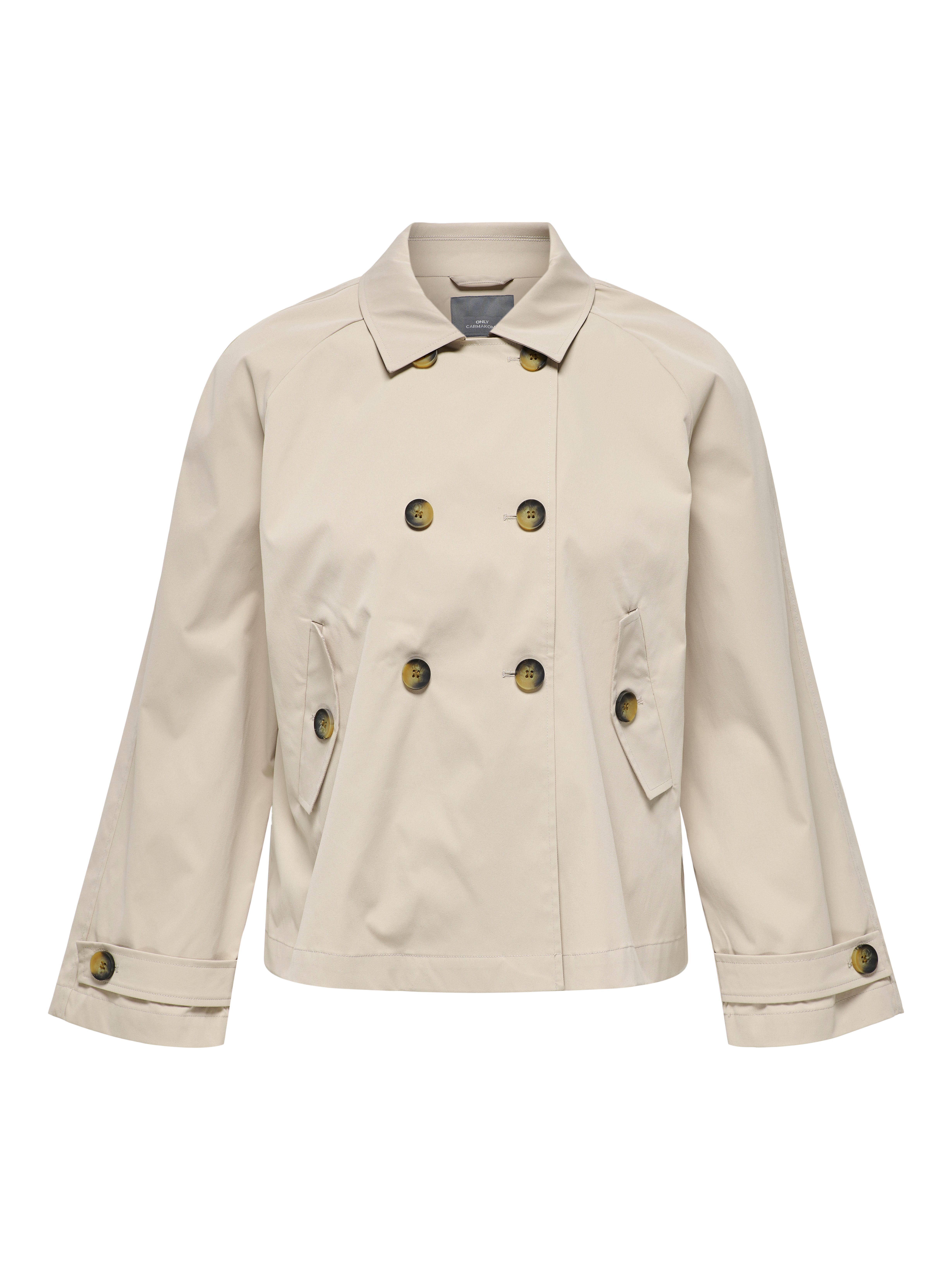 ONLY CARMAKOMA Kort jack CARAPRIL LIFE SHORT TRENCHCOAT OTW NOOS