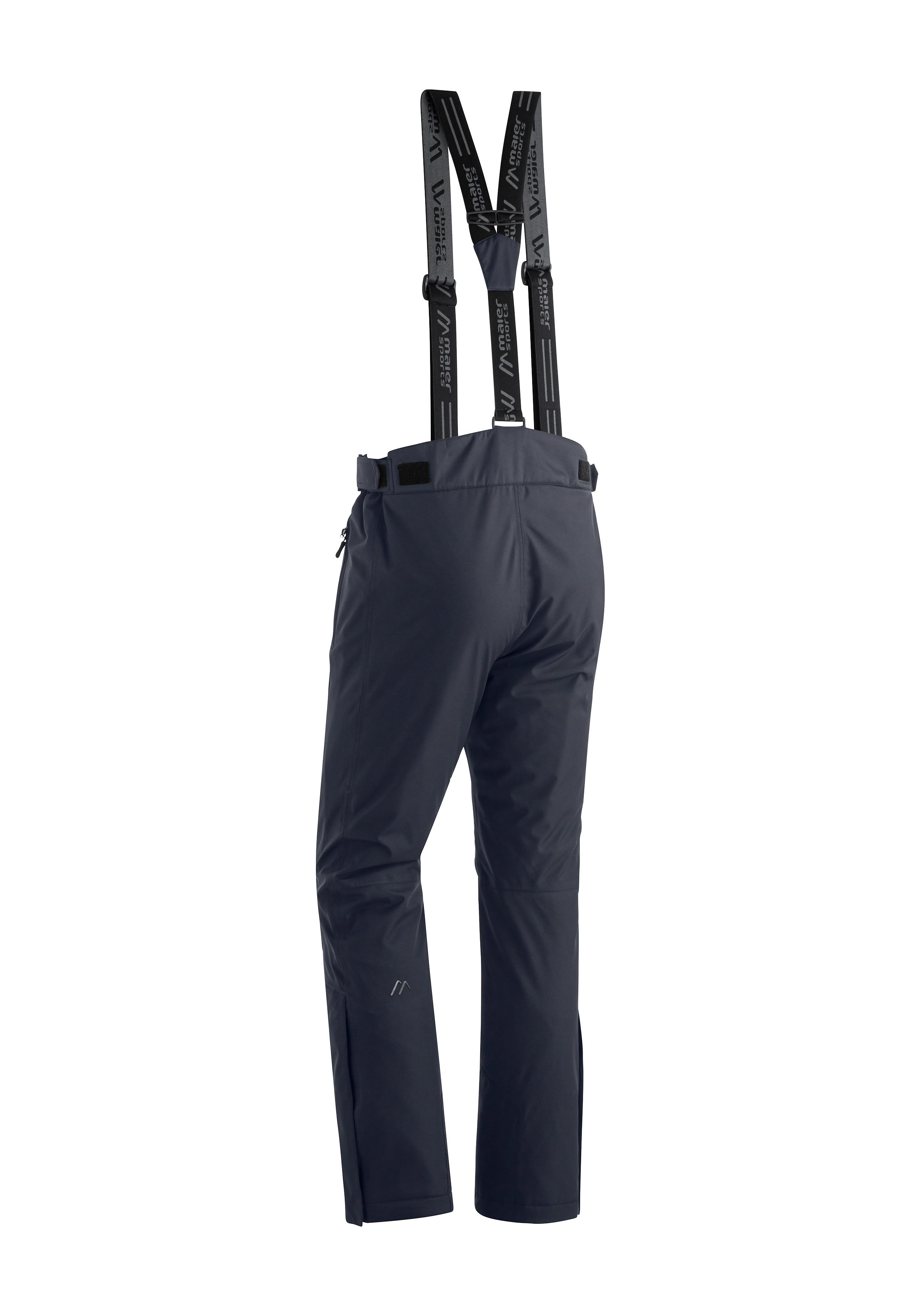 Maier Sports Skibroek Joscha slim Heren sneeuwbroek met bretels wind waterdicht slim fit
