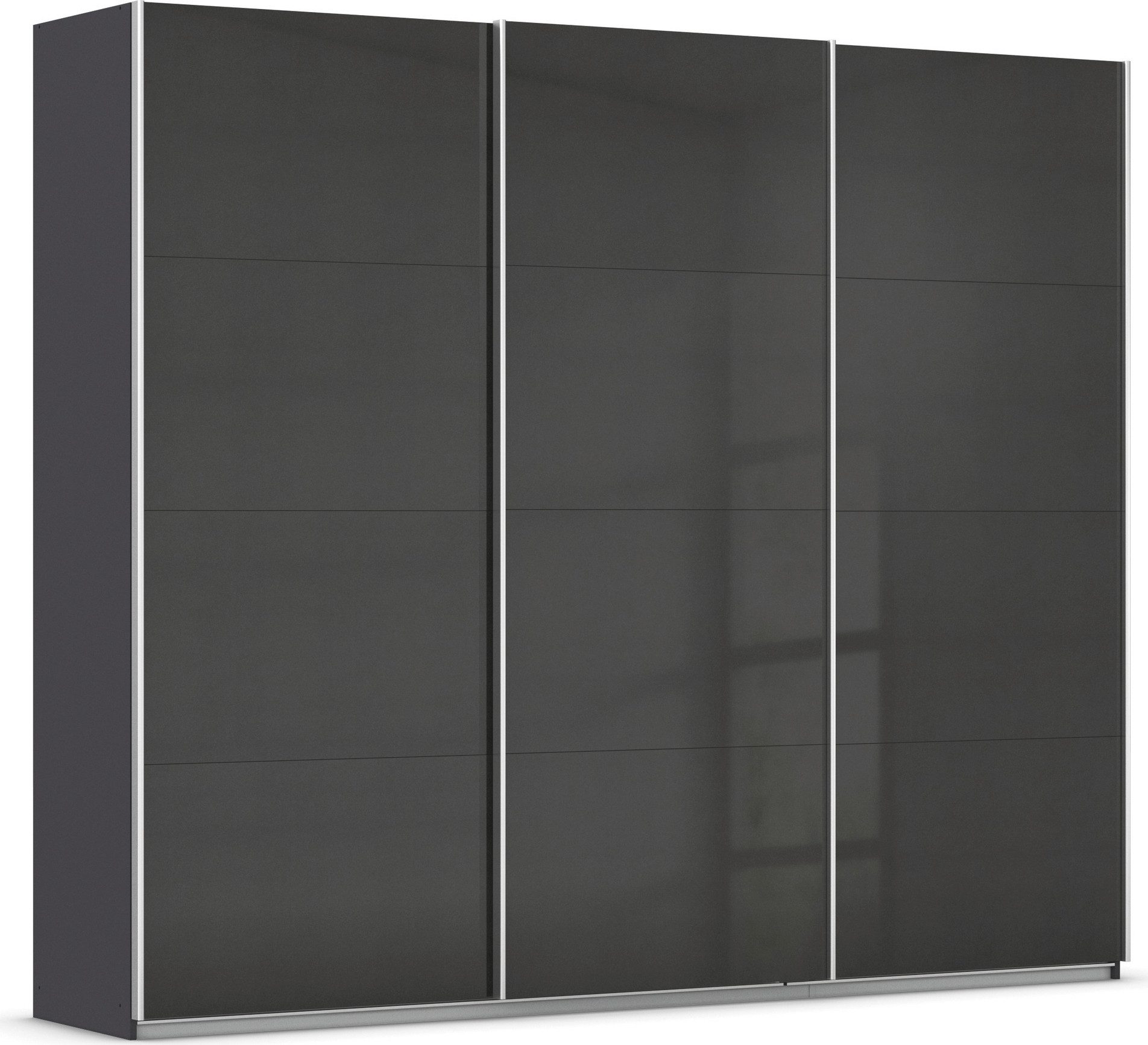 rauch Schuifdeurkast Kledingkast kast garderobe AGORDO met decor- of hoogglansfront doordachte binnenuitrusting, in 4 breedtes en 2 hoogtes made in