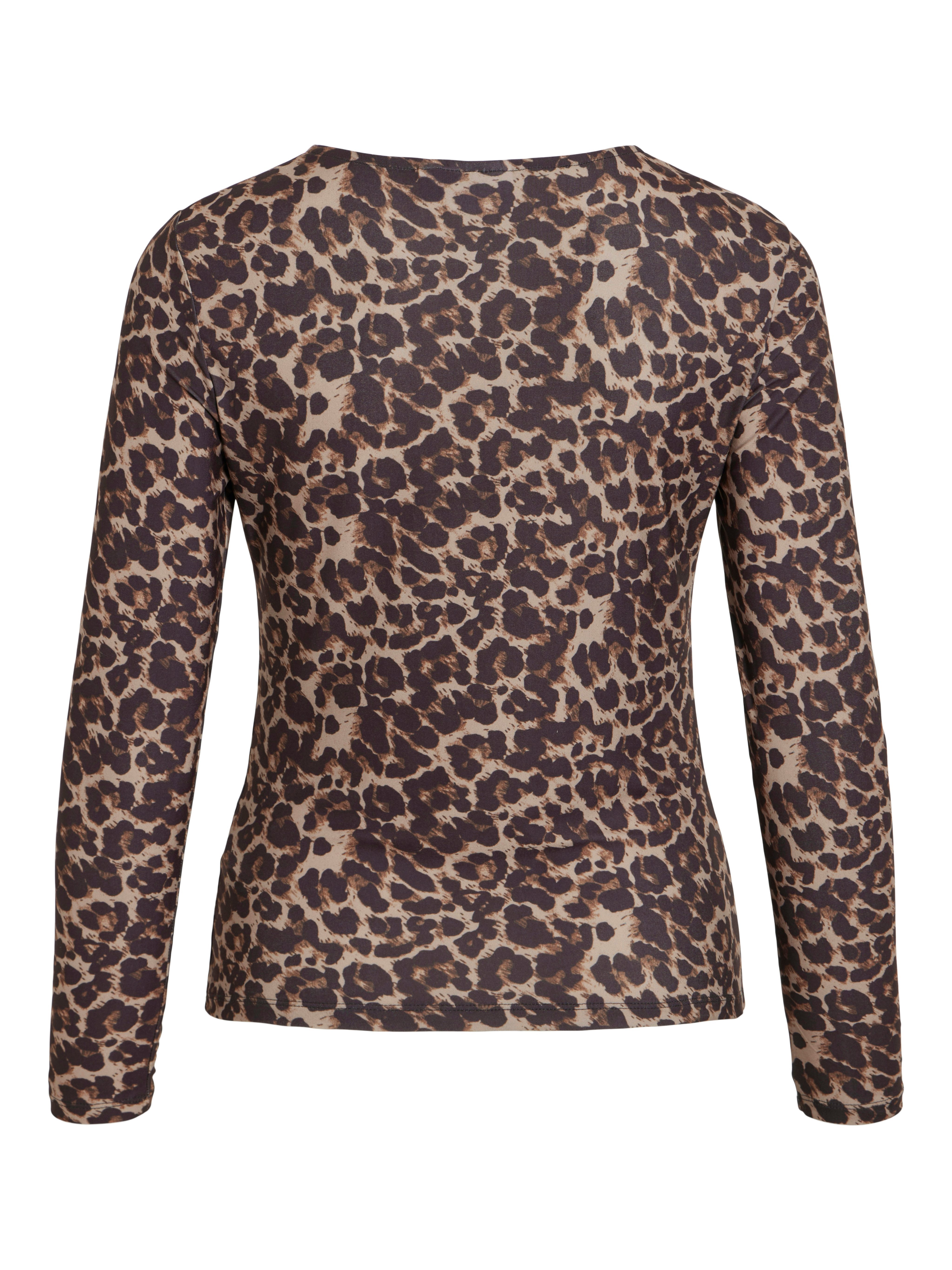 Vila Shirt met V-hals VILEOA V-NECK L/S TOP - NOOS