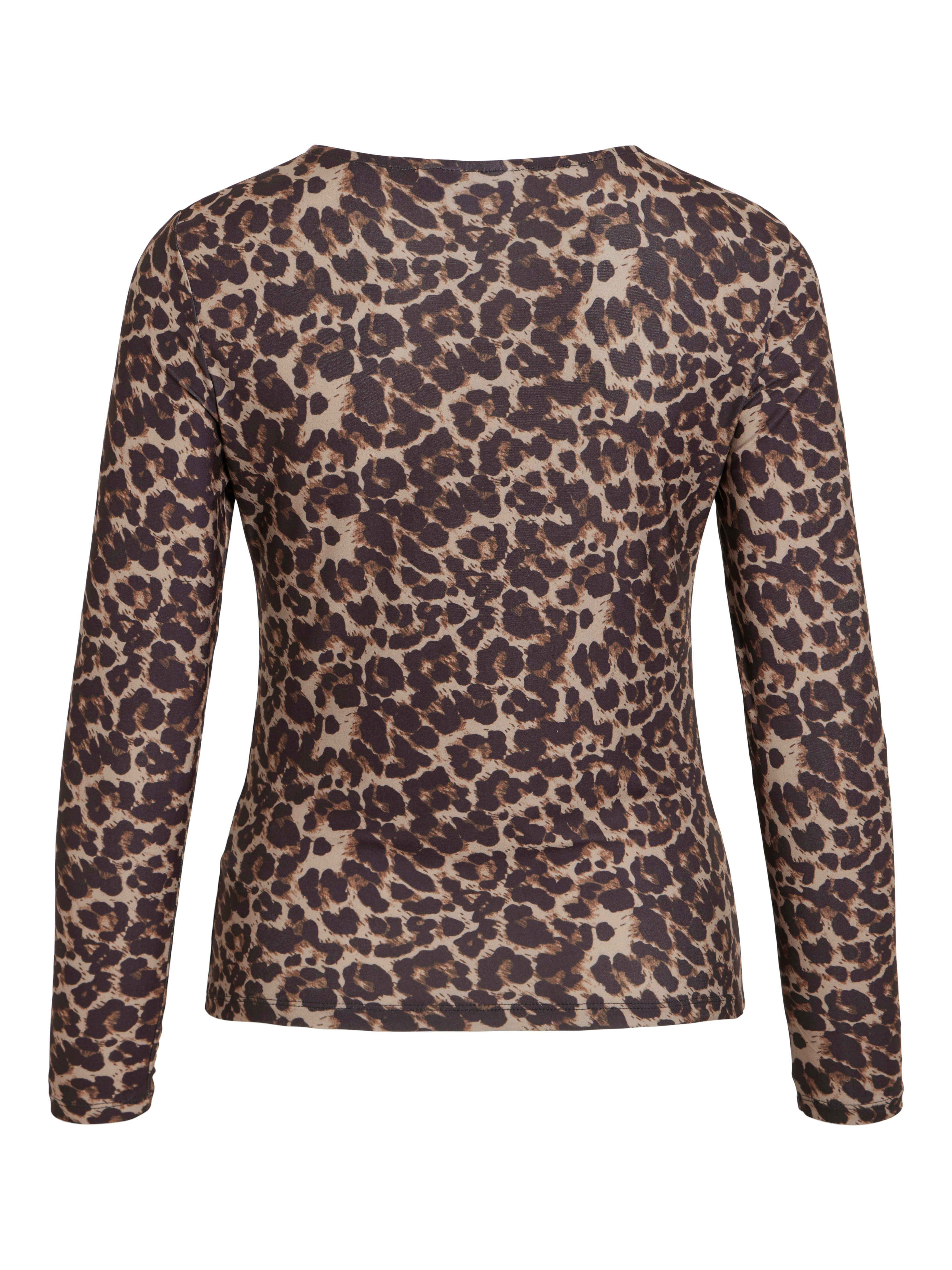 Vila Shirt met V-hals VILEOA V-NECK L S TOP NOOS