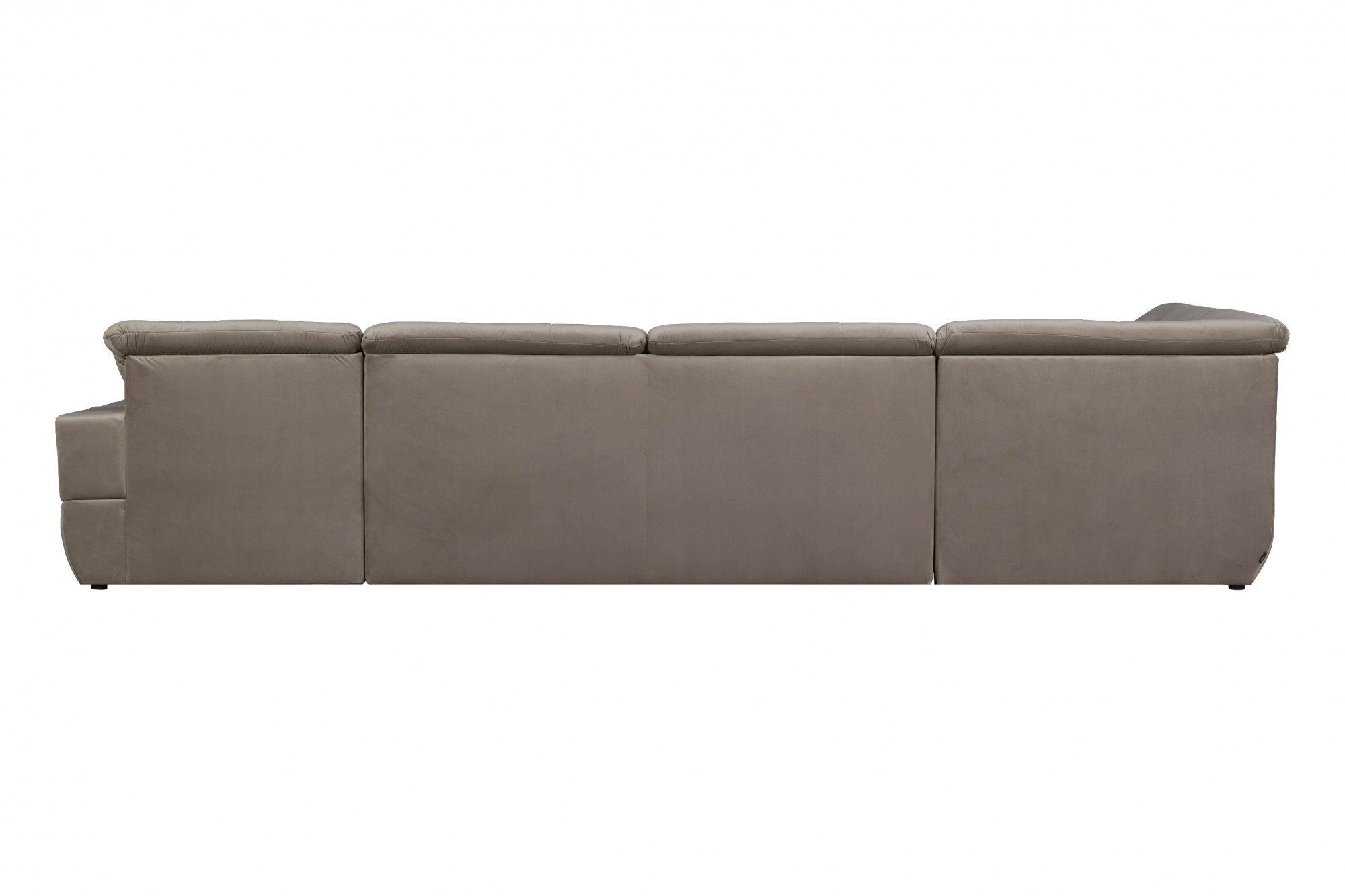 INOSIGN Zithoek BRISBANE nieuw U-model met verfijnd gestikt patroon, matte look, incl. sierkussens