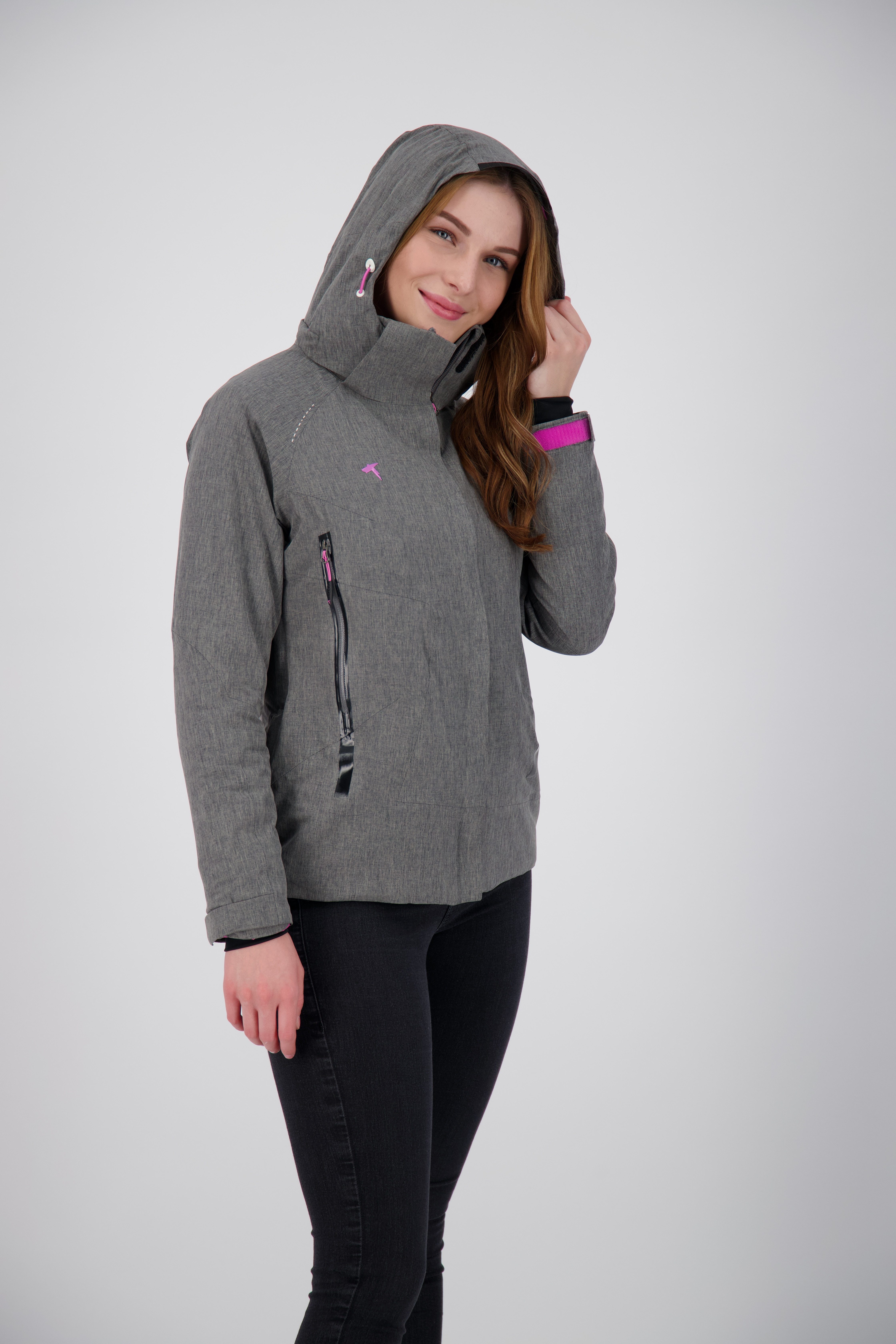 DEPROC Active Winterjack CALGARY WINTER Women zachte skijas in sportieve uitstraling