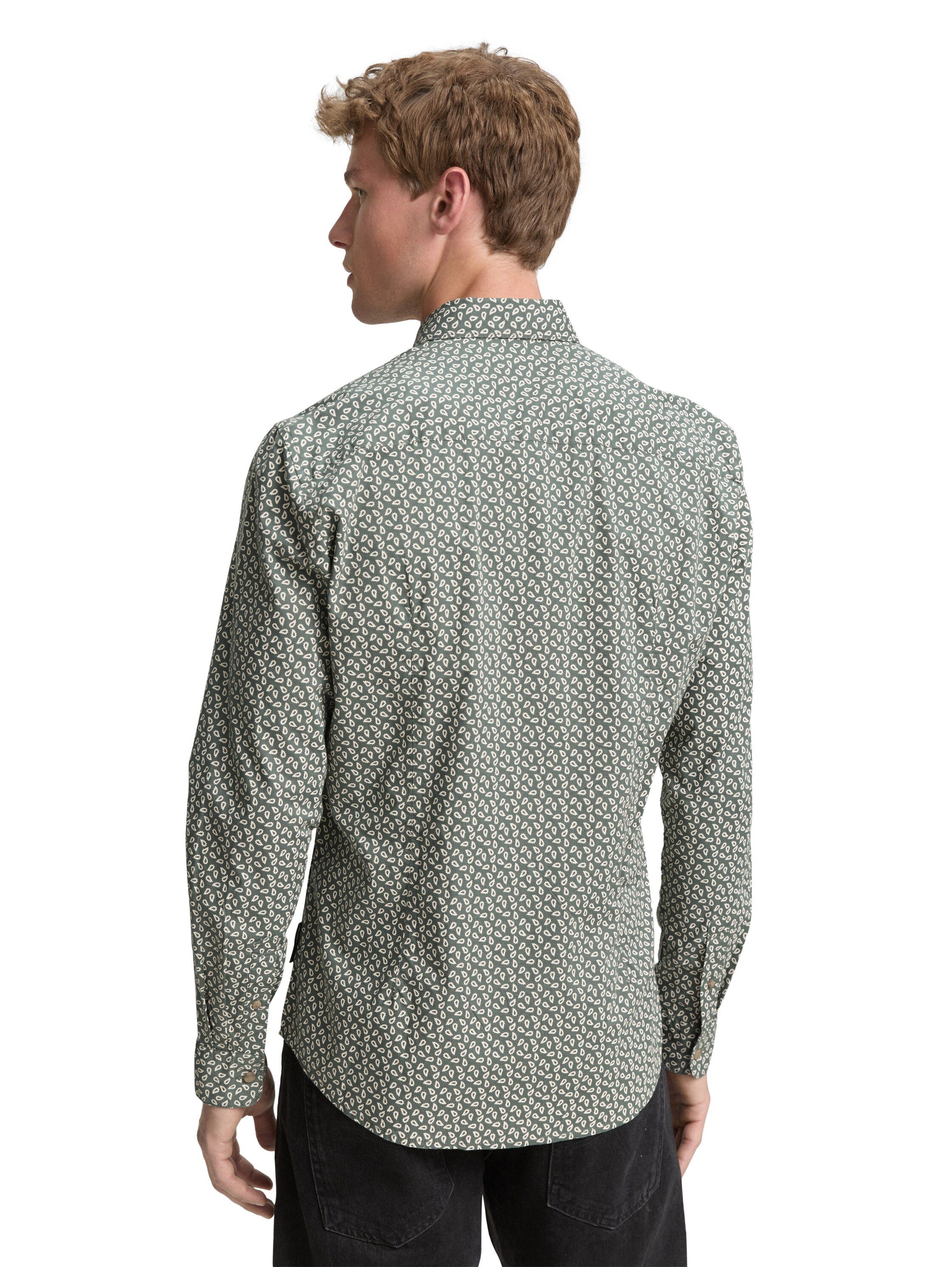 Tom Tailor Denim Overhemd met lange mouwen POPLIN met gestreept patroon