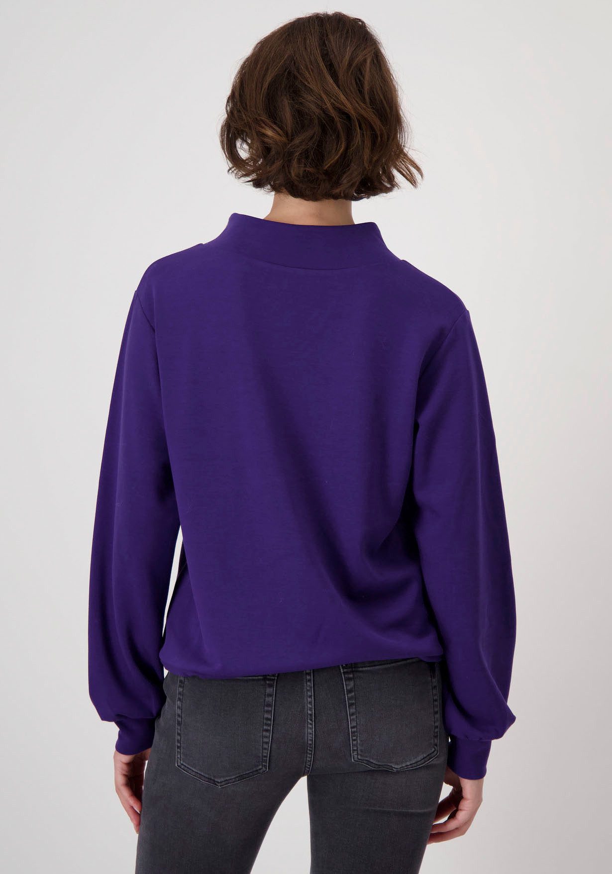 Monari Sweatshirt met opgestikte zak