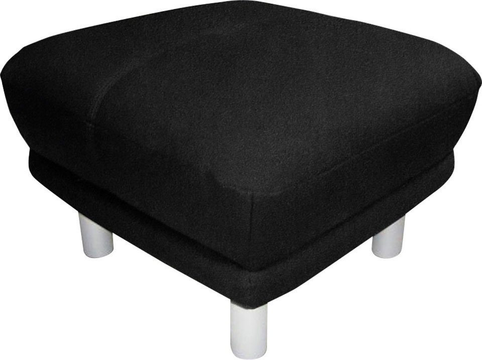 TRENDMANUFAKTUR Hocker Cecilia, comfortabel en elegant hockers maat Microvezel PRIMABELLE zwart
