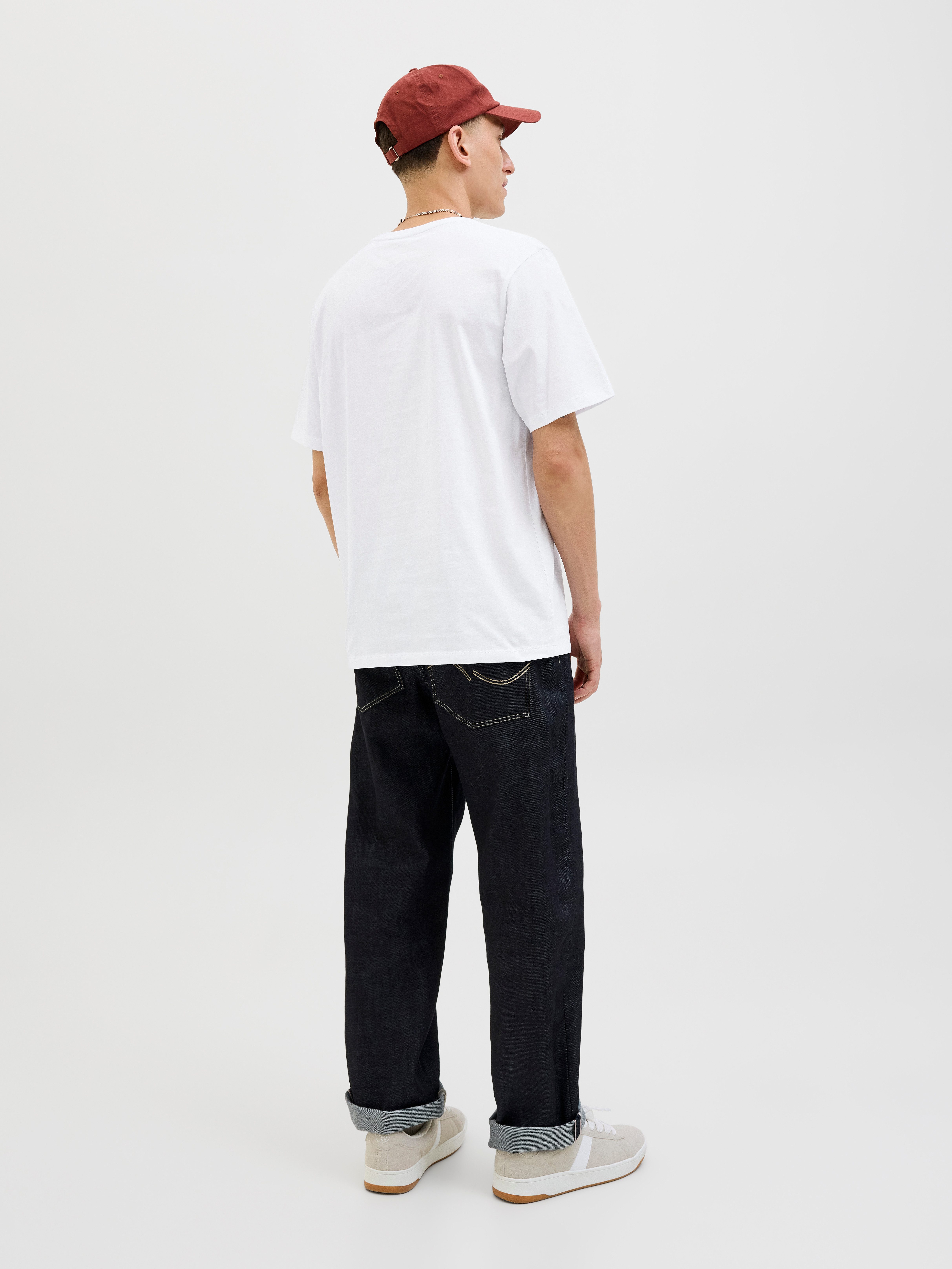 Jack & Jones Shirt met ronde hals JJELOGO TEE SS O-NECK 2 COL AW25 SN