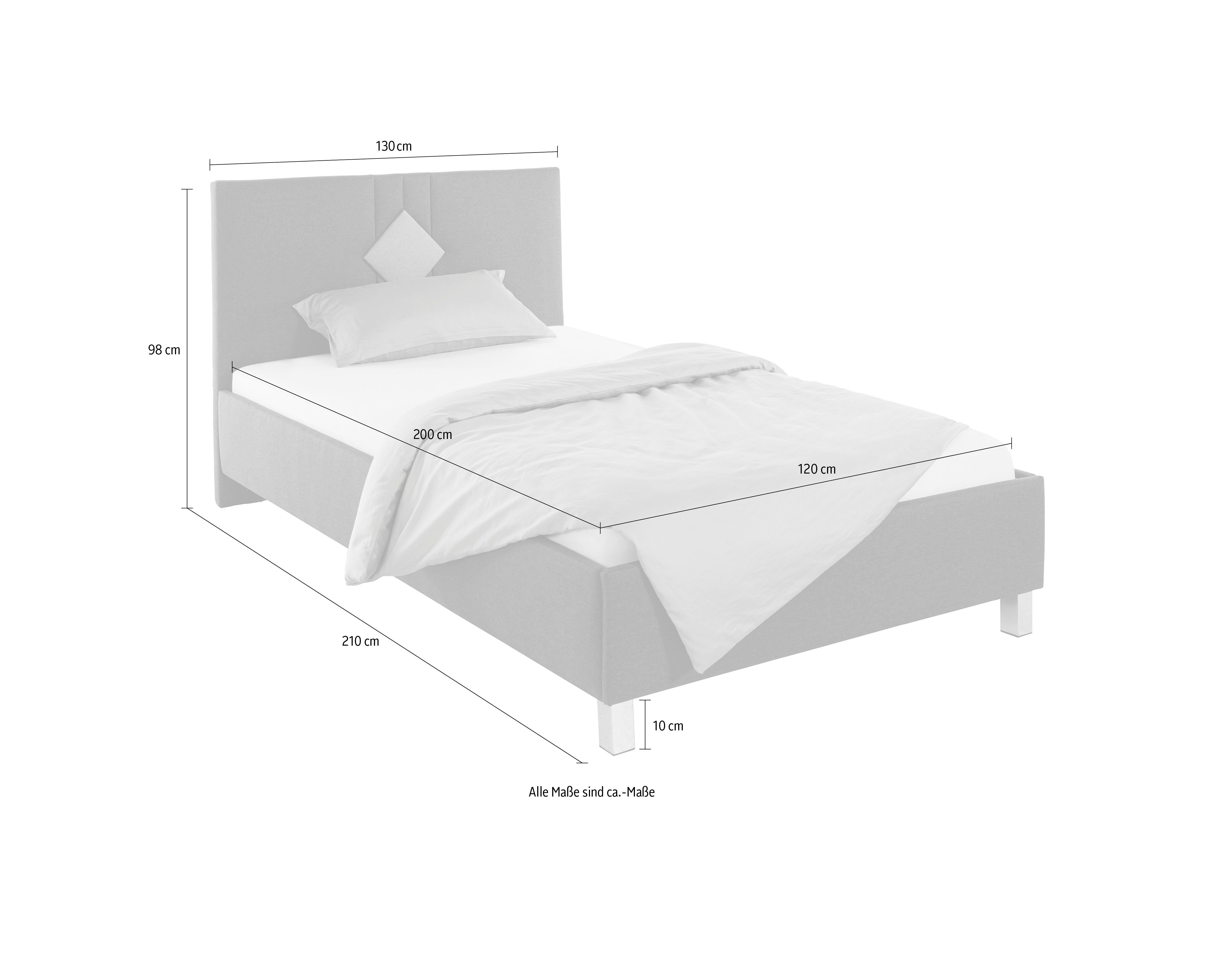 Westfalia Polsterbetten Gestoffeerd bed
