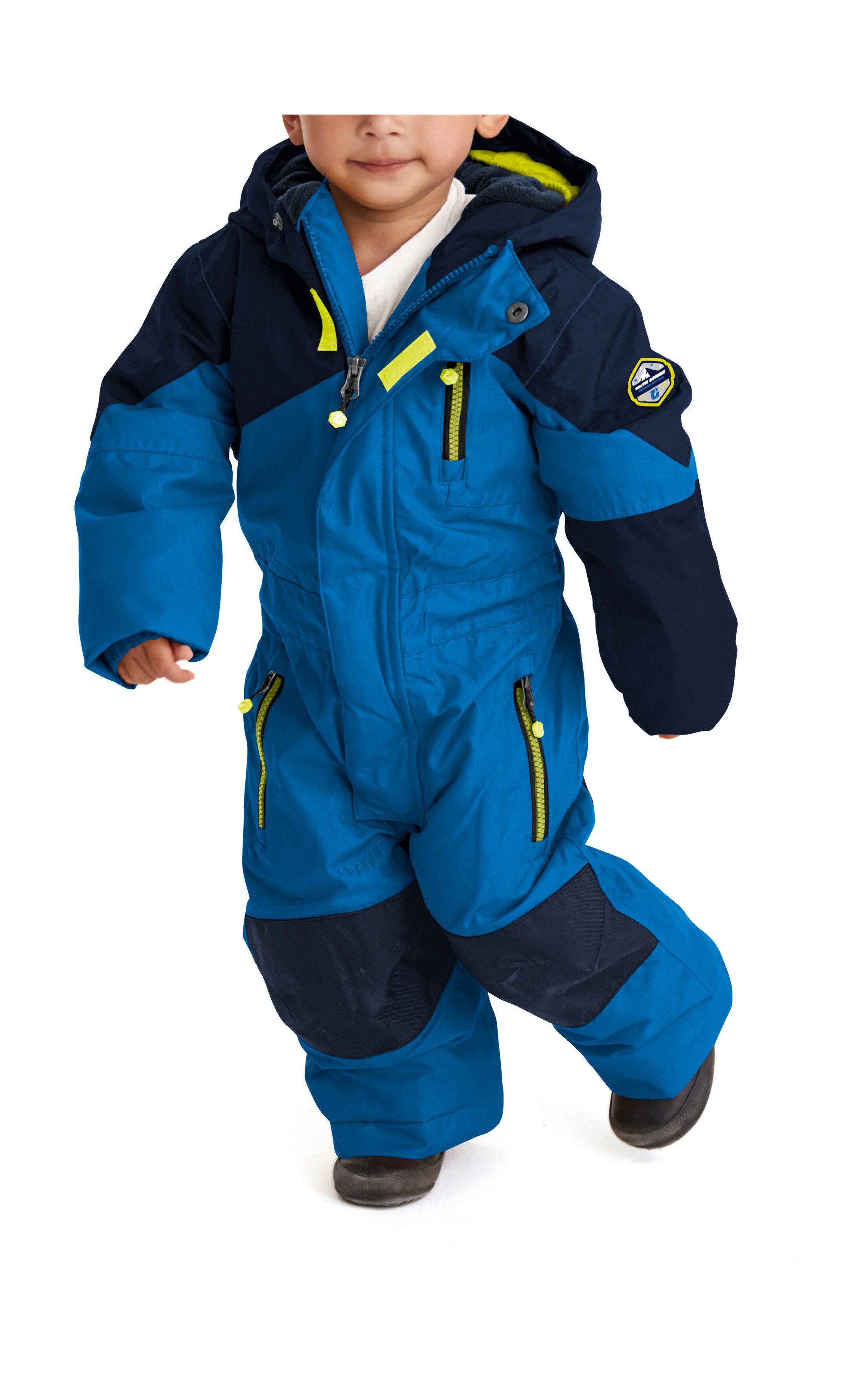 Killtec Skipak Kesley Mini Skioverall, wind- en waterdicht, fleece binnenin kinderen maat 86/92 blauw